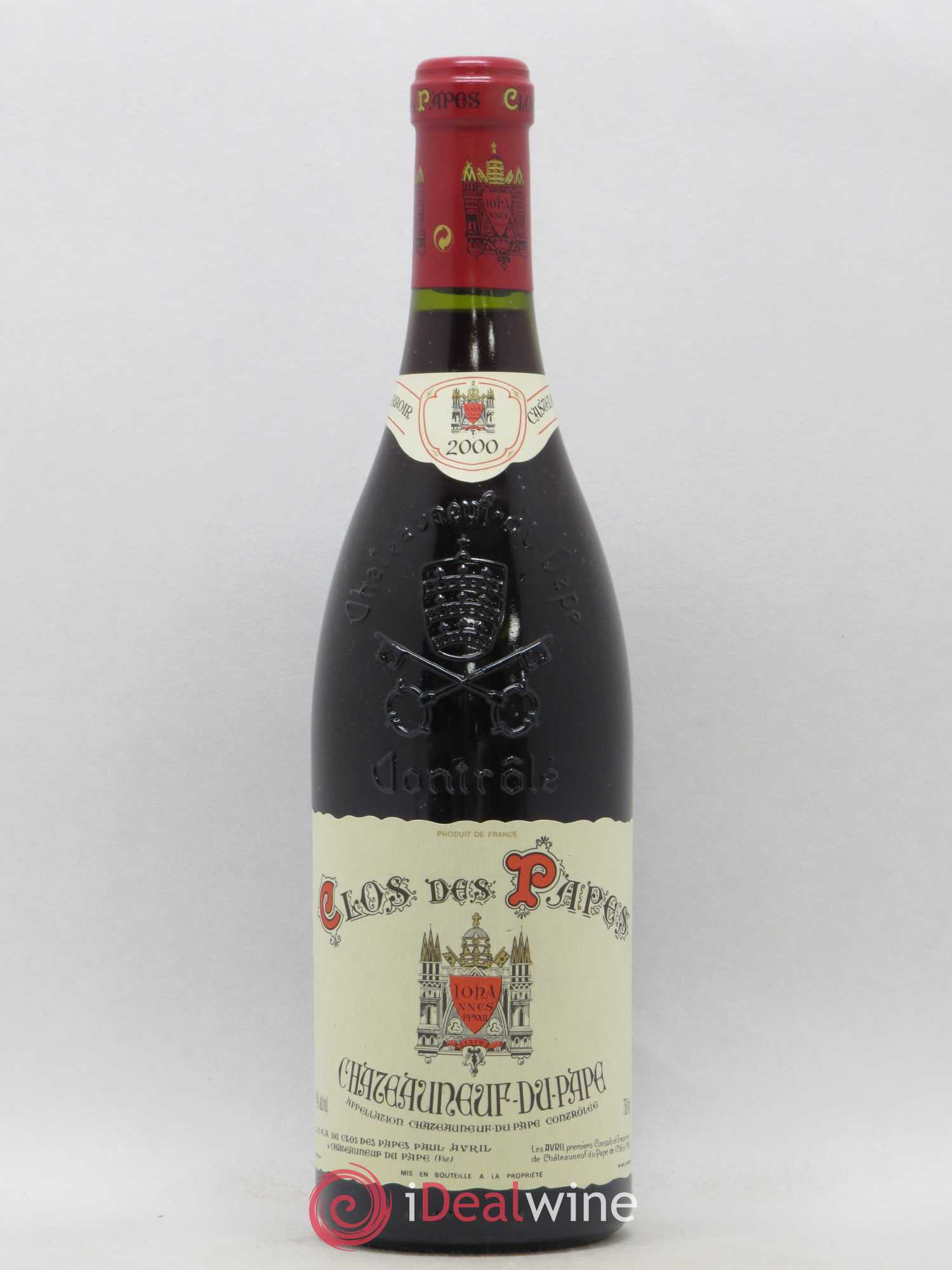 Châteauneuf-du-Pape Clos des Papes - Paul Avril 2000 - Lot de 1 bouteille - 0