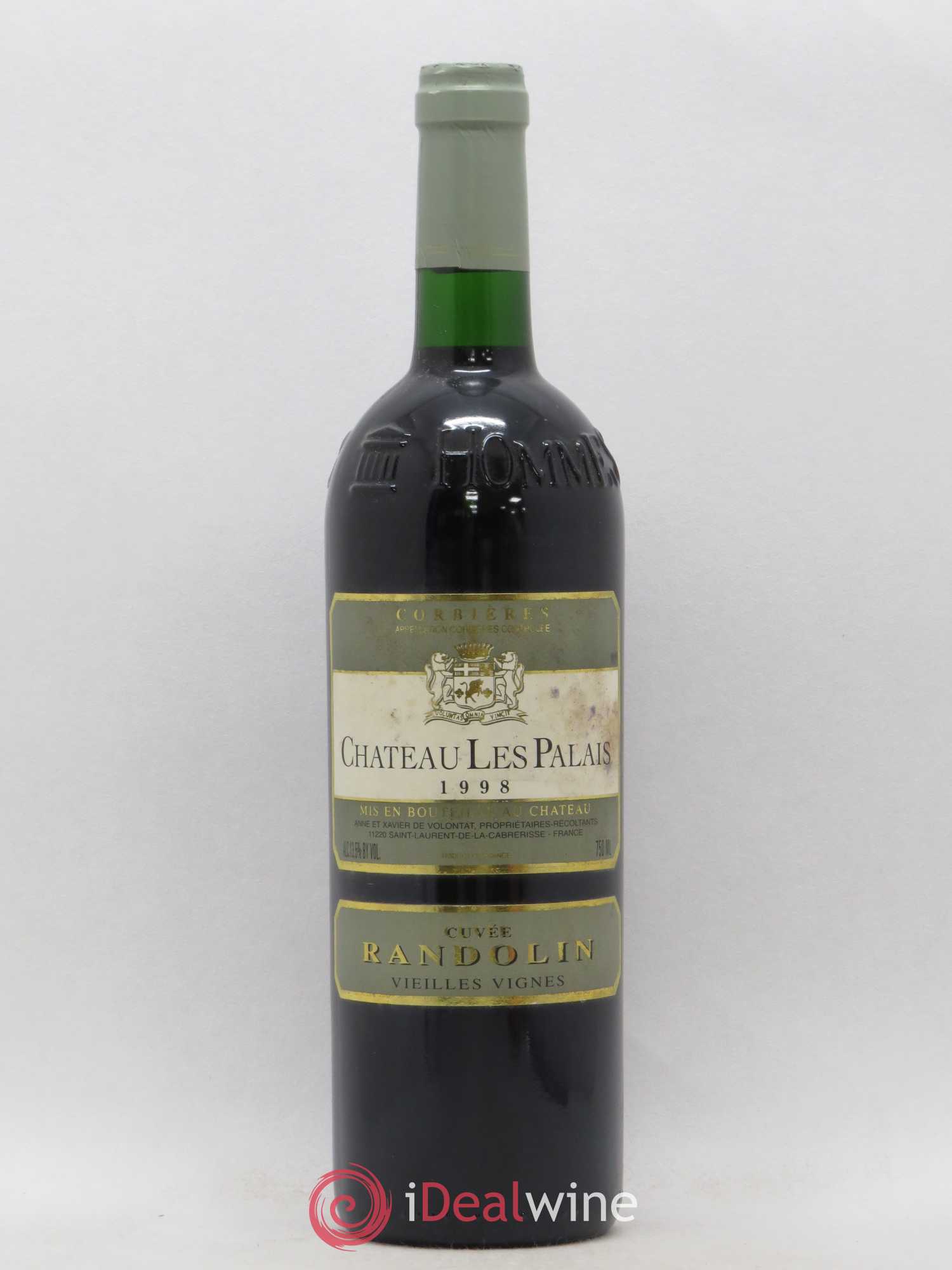 Corbières Cuvée Randolin Château les Palais 1998 - Posten von 1 Flasche - 0