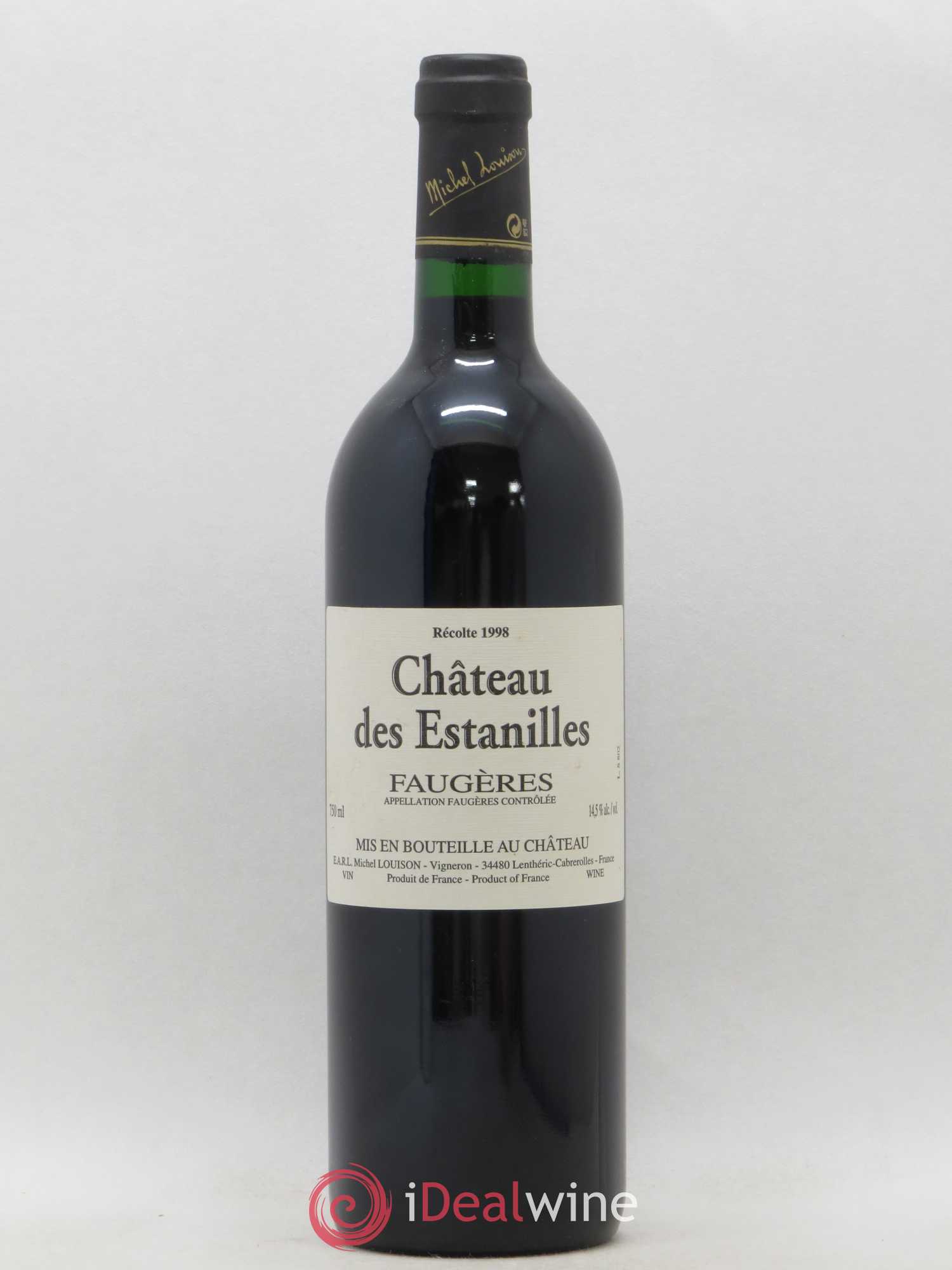 Faugères Château des Estanilles 1998 - Posten von 1 Flasche - 0