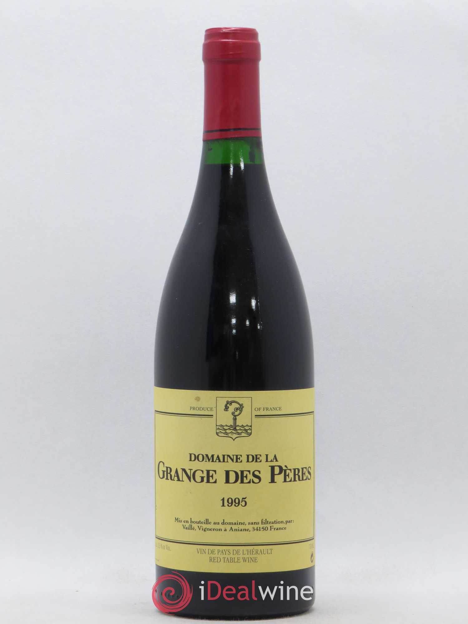 Pays d'Hérault Grange des Pères Laurent Vaillé 1995 - Lot de 1 bouteille - 0
