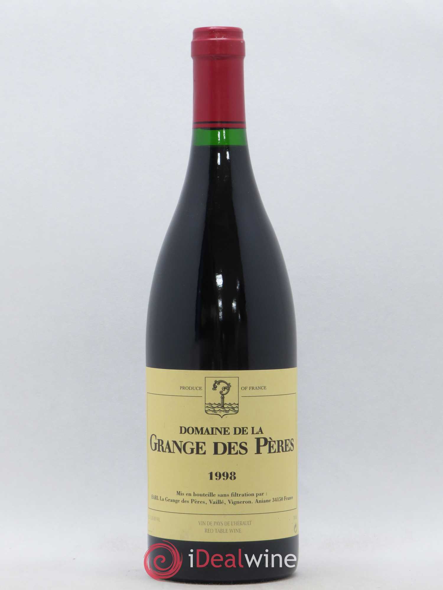 Pays d'Hérault Grange des Pères Laurent Vaillé 1998 - Lot de 1 bouteille - 0