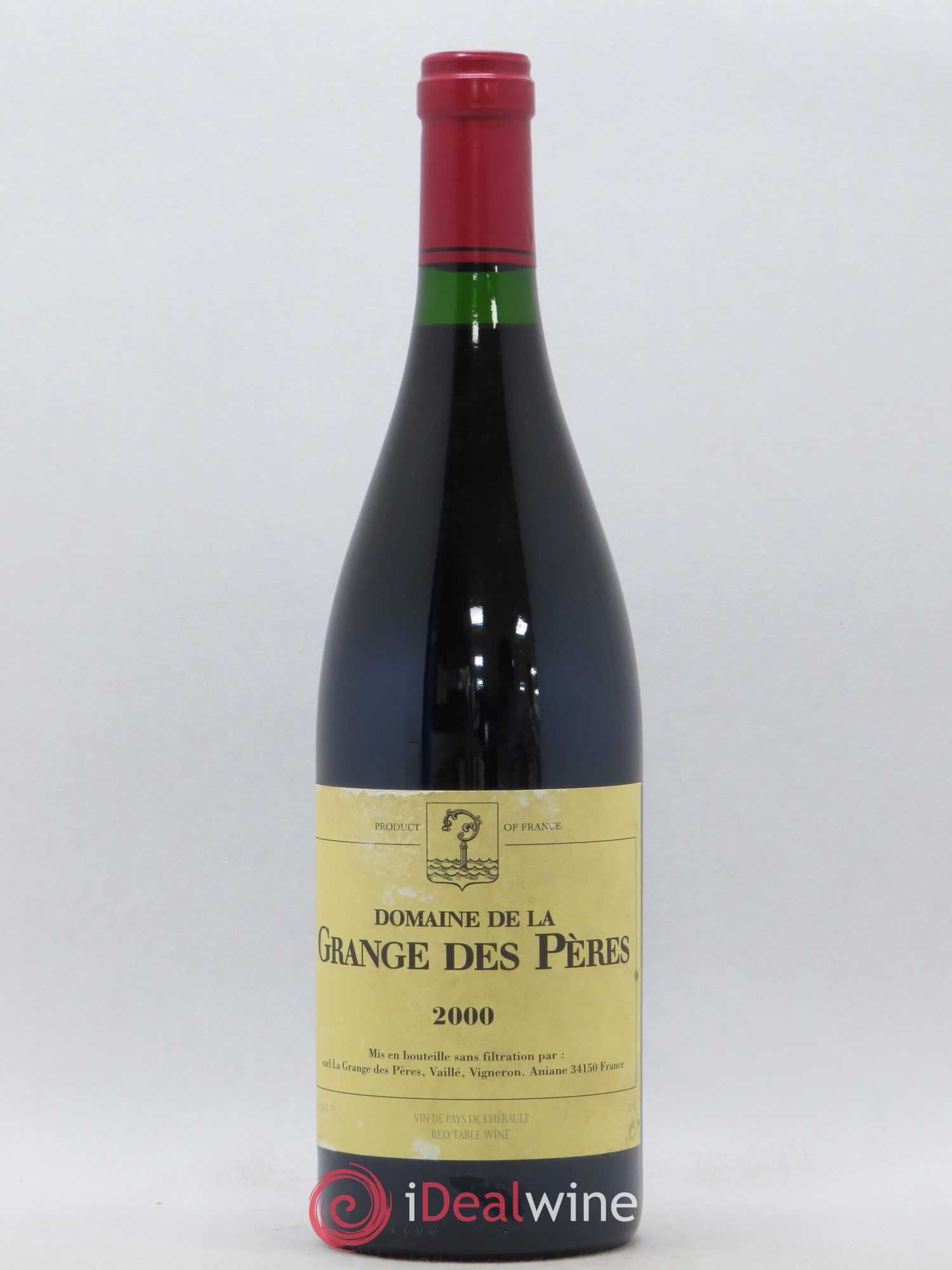 Pays d'Hérault Grange des Pères Laurent Vaillé 2000 - Lot de 1 bouteille - 0