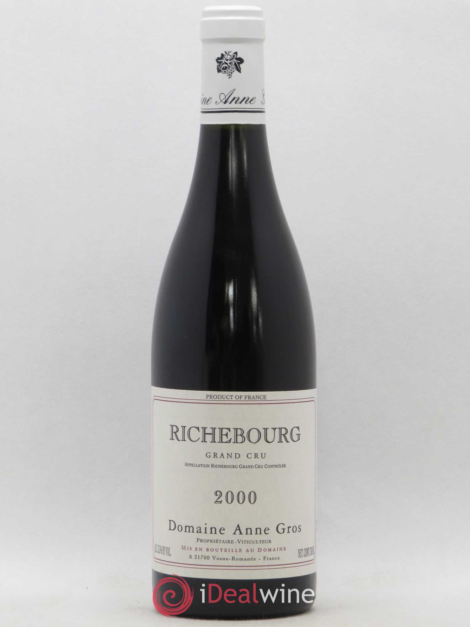 Richebourg Grand Cru Anne Gros 2000 - Lot de 1 bouteille - 0