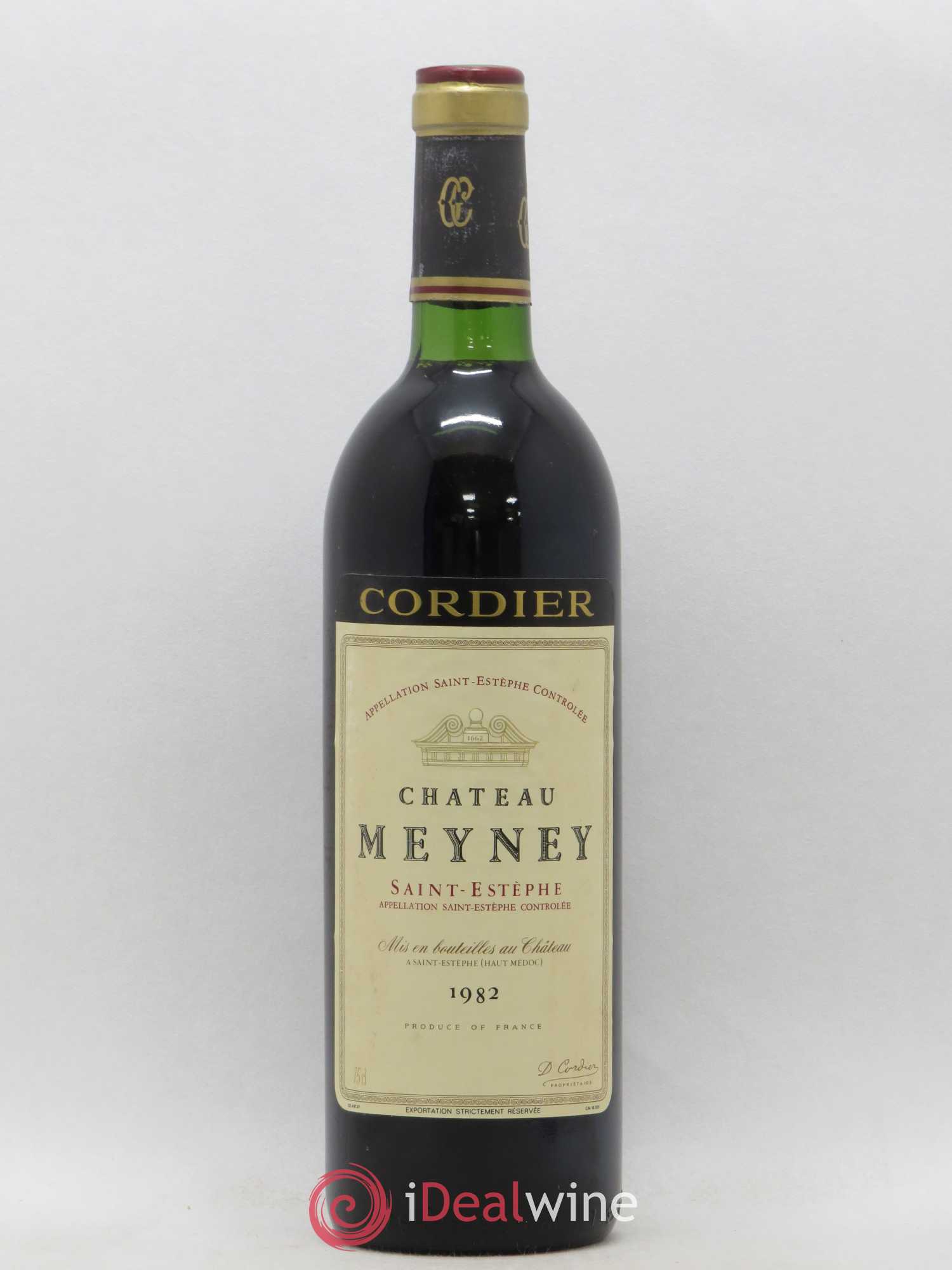 Château Meyney St. Estephe 1982 - Lot de 1 bouteille - 0