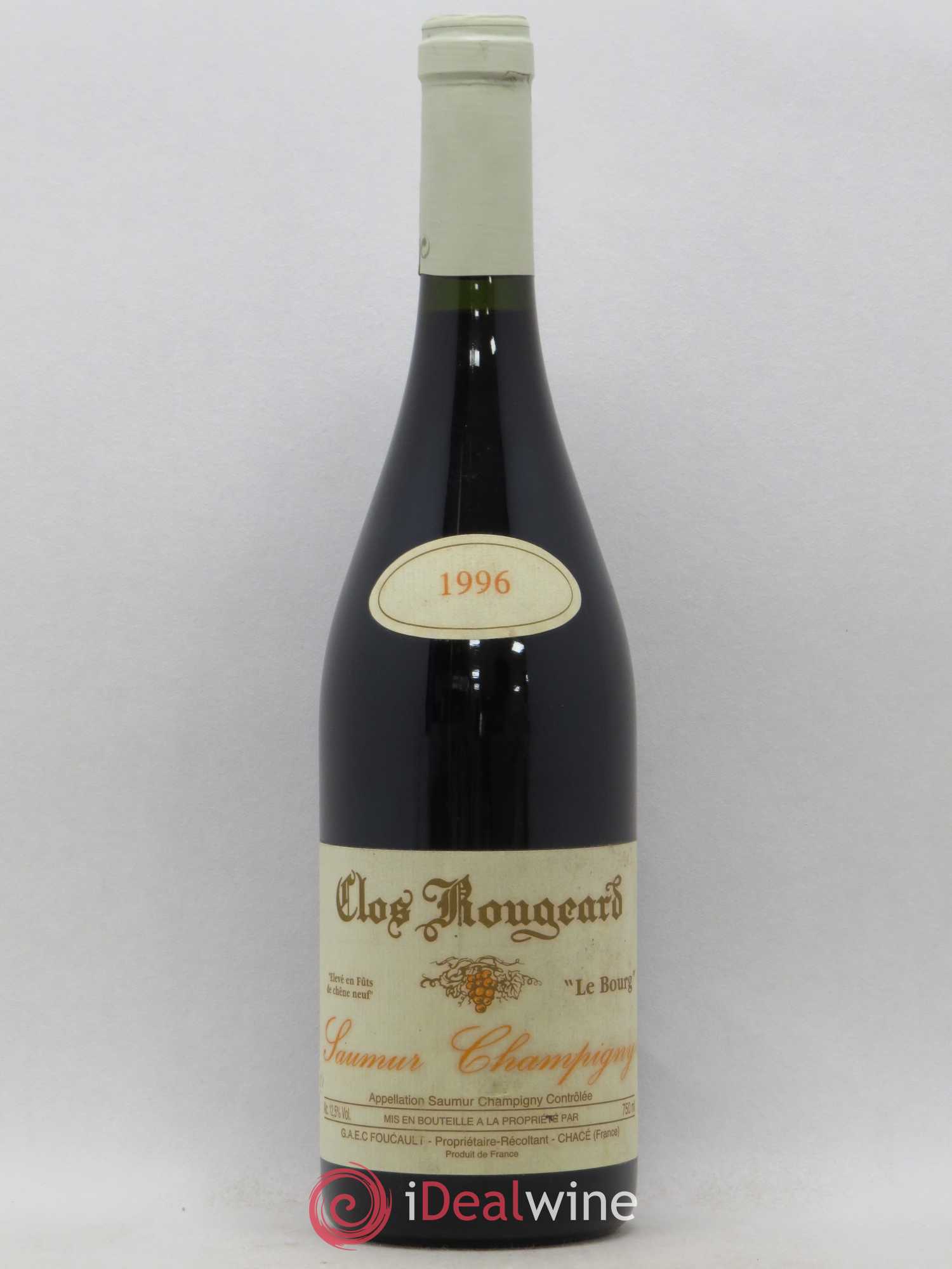 Saumur-Champigny Le Bourg Clos Rougeard 1996 - Lot de 1 bouteille - 0