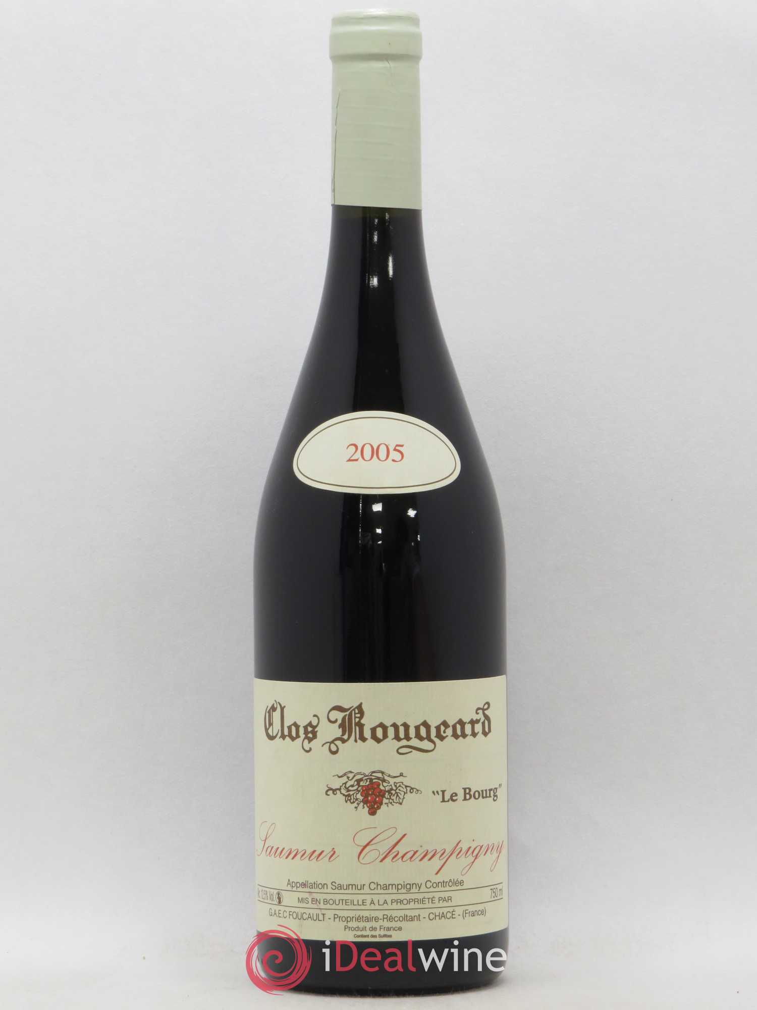 Saumur-Champigny Le Bourg Clos Rougeard 2005 - Lot de 1 bouteille - 0