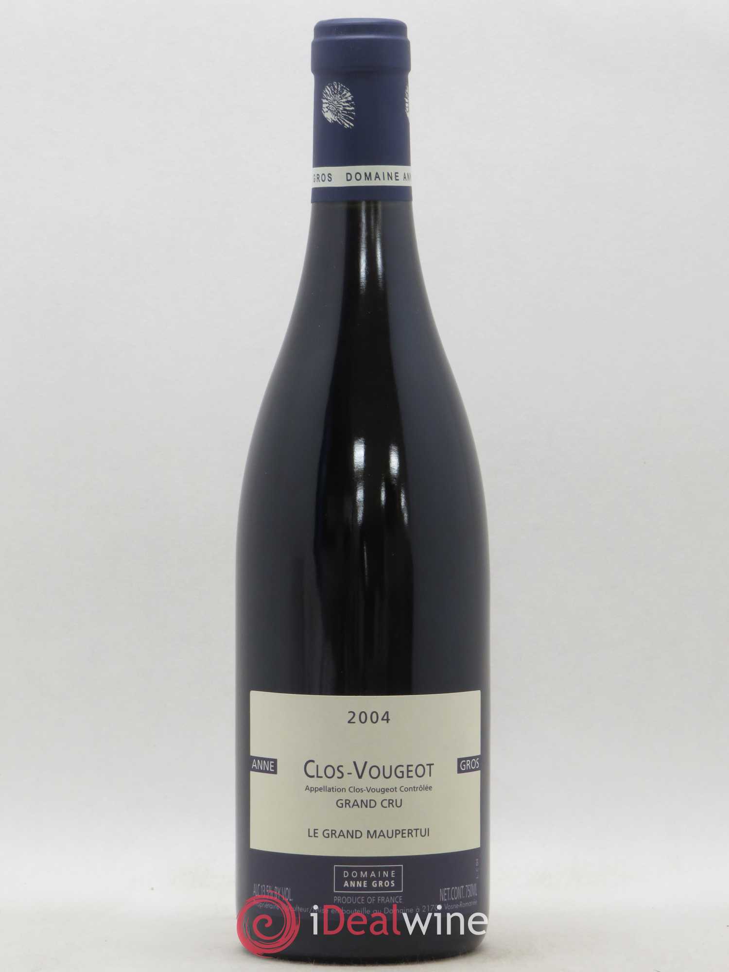 Clos de Vougeot Grand Cru Le Grand Maupertui Anne Gros 2004 - Posten von 1 Flasche - 0