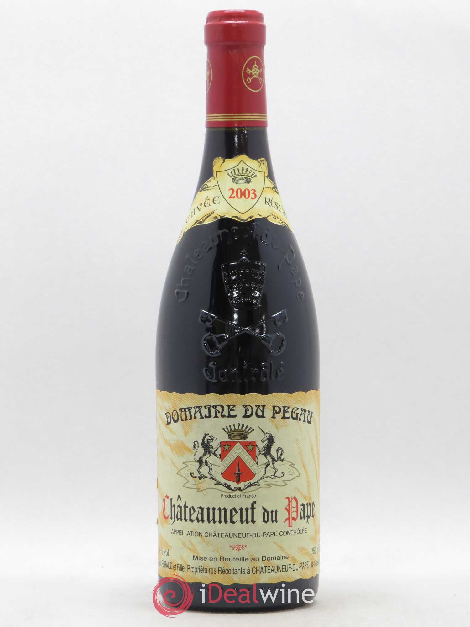Châteauneuf-du-Pape Domaine du Pégau Cuvée Réservée Paul et Laurence Féraud 2003 - Lot de 1 bouteille - 0