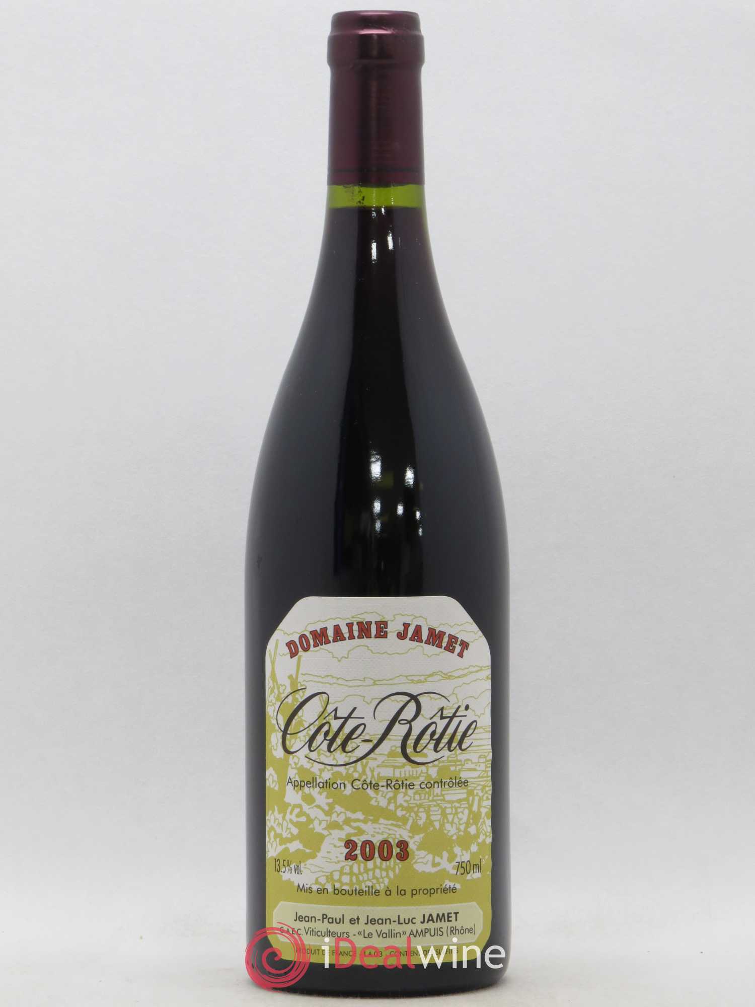 Côte-Rôtie Jamet (Domaine) 2003 - Lot de 1 bouteille - 0