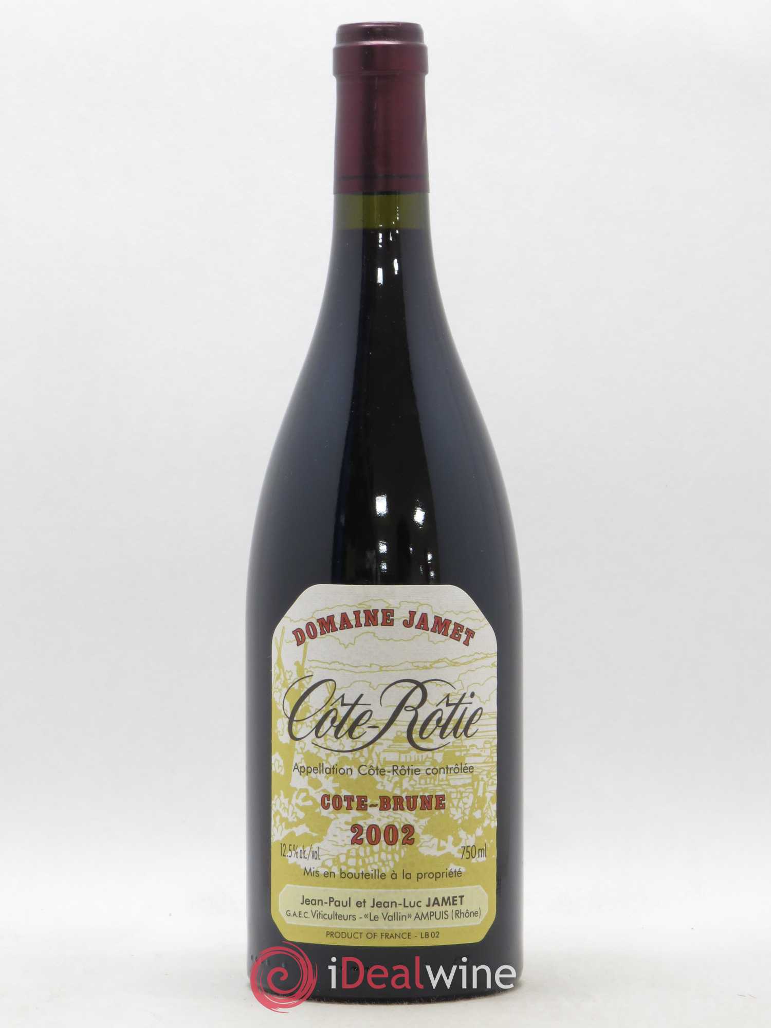 Côte-Rôtie Côte Brune Jamet (Domaine) 2002 - Lot de 1 bouteille - 0
