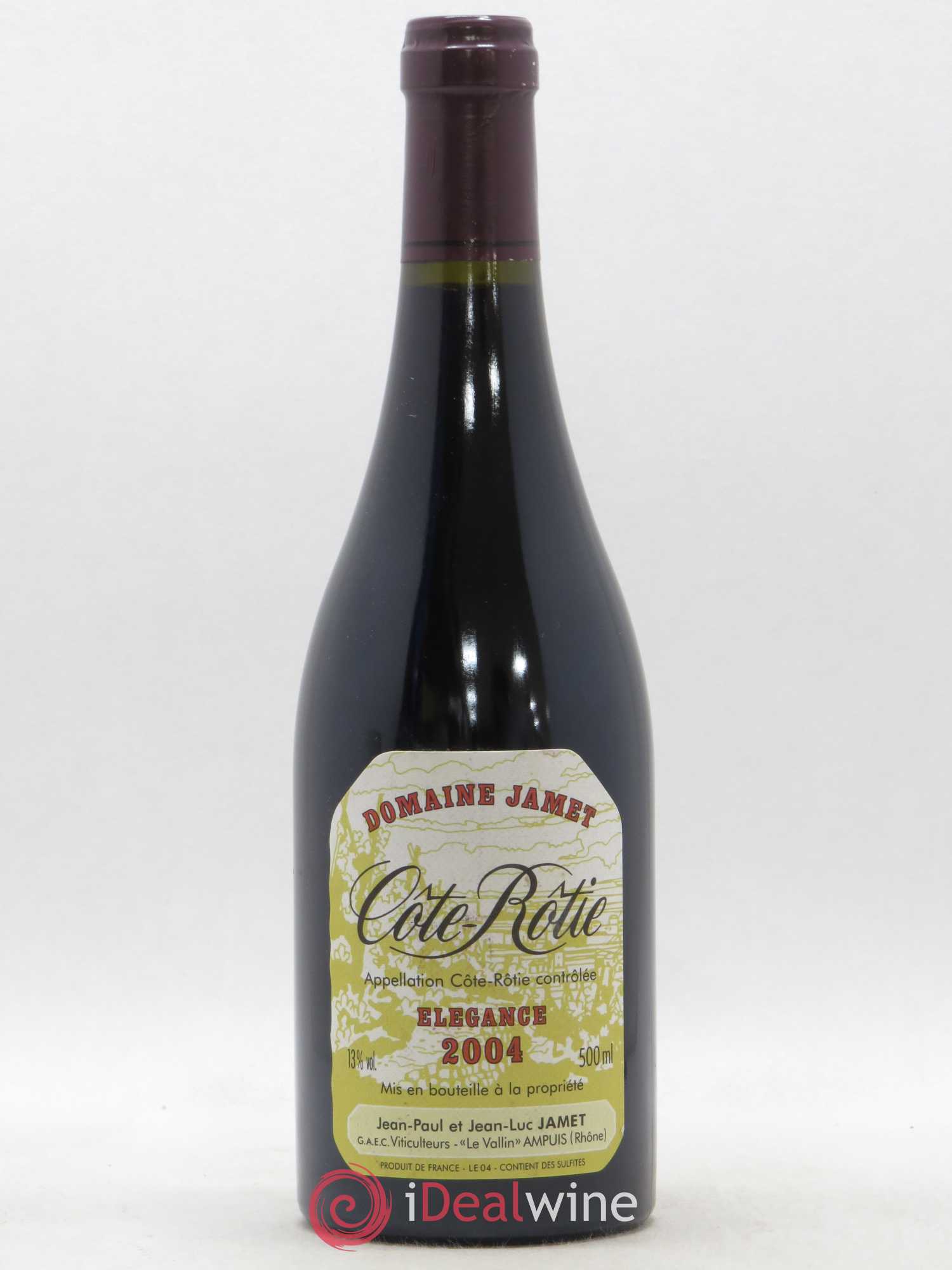 Côte-Rôtie élégance Domaine Jamet 2004 - Posten von 1 Flasche - 0