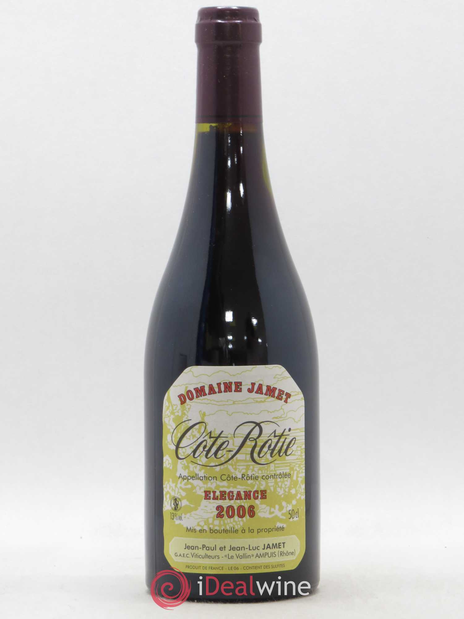 Côte-Rôtie élégance Domaine Jamet 2006 - Posten von 1 Flasche - 0