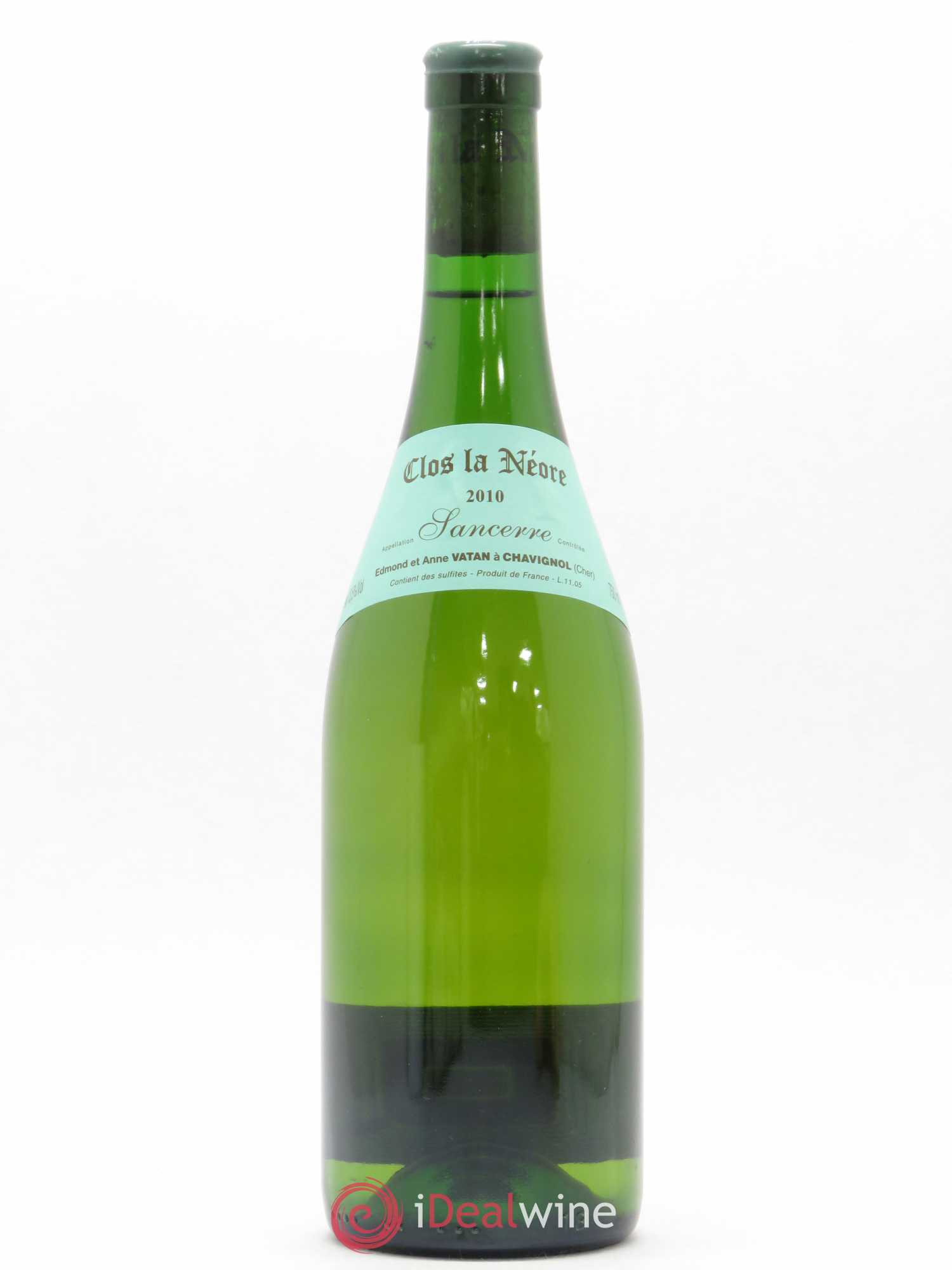 Sancerre Clos la Neore Edmond Vatan 2010 - Lot de 1 bouteille - 0