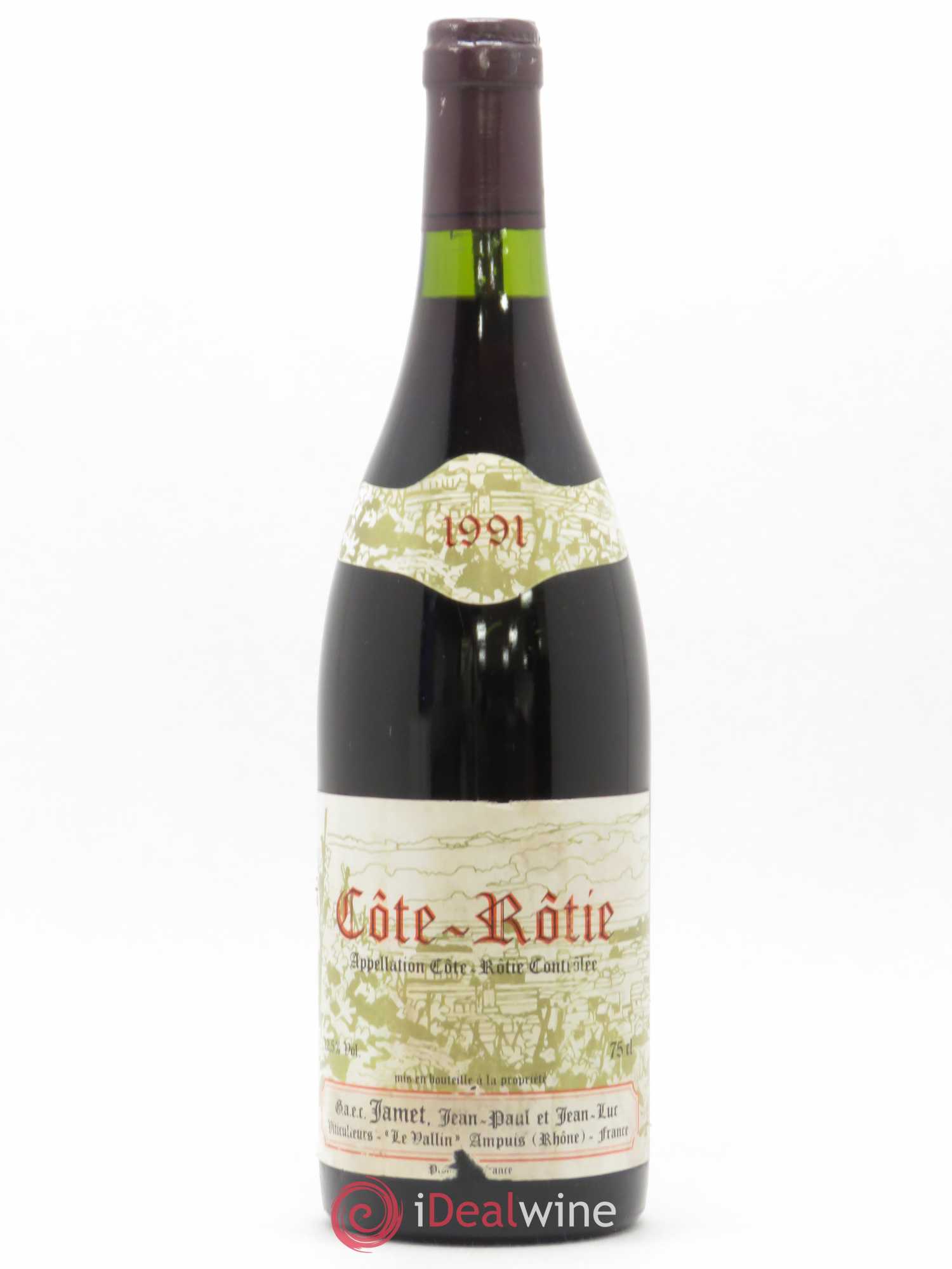 Côte-Rôtie Jamet (Domaine) 1991 - Lot de 1 bouteille - 0