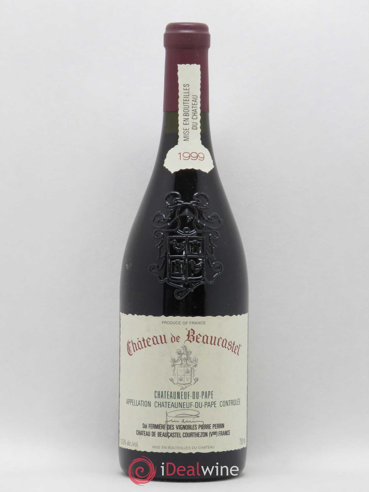 Châteauneuf-du-Pape Château de Beaucastel Famille Perrin 1999 - Lot de 1 bouteille - 0
