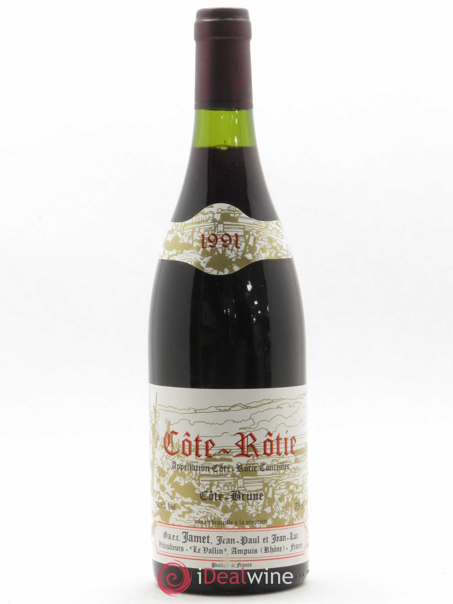 Côte-Rôtie Côte Brune Jamet (Domaine) 1991 - Lot de 1 bouteille - 0
