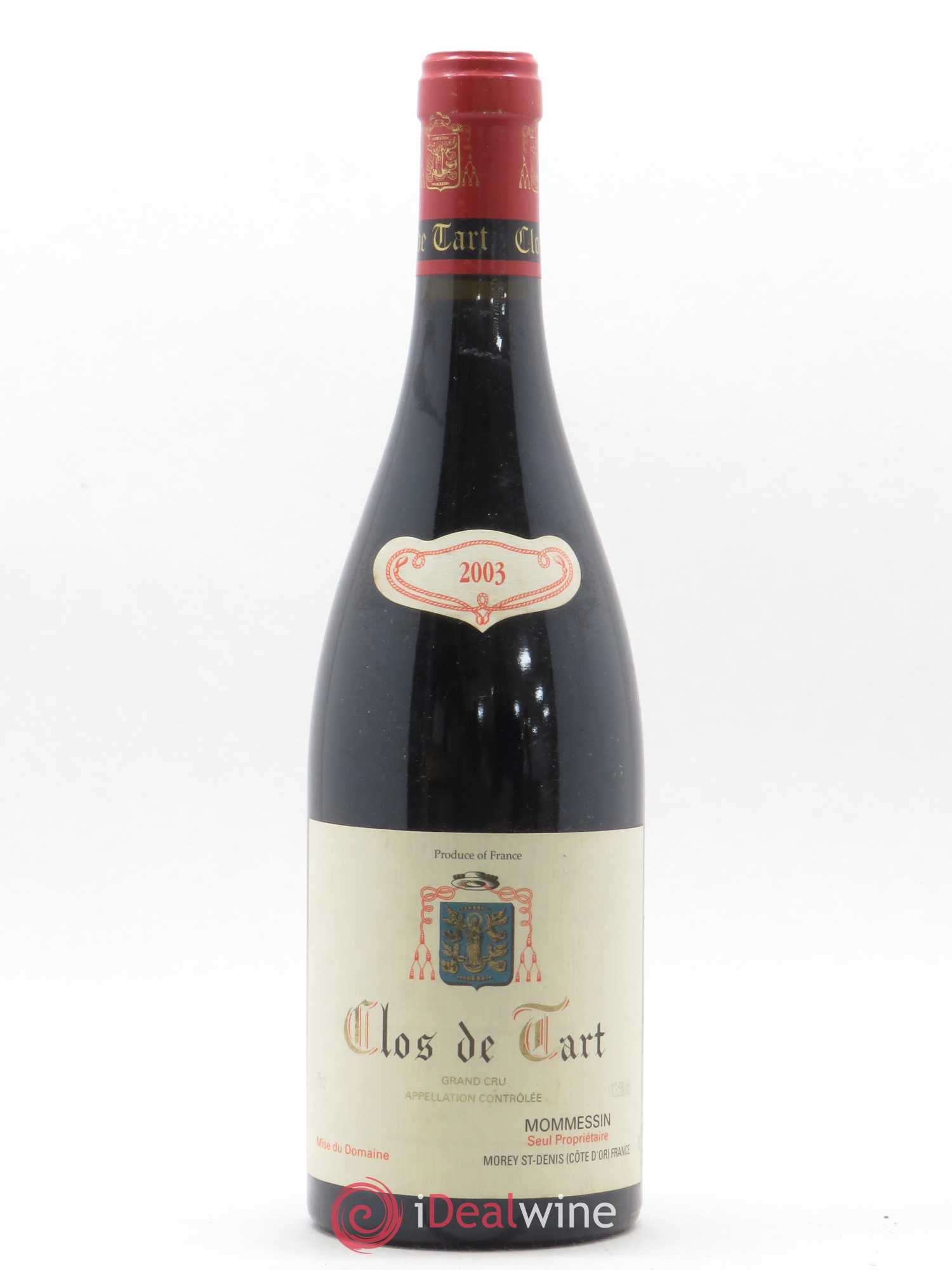 Clos de Tart Grand Cru Clos de Tart 2003 - Lot de 1 bouteille - 0