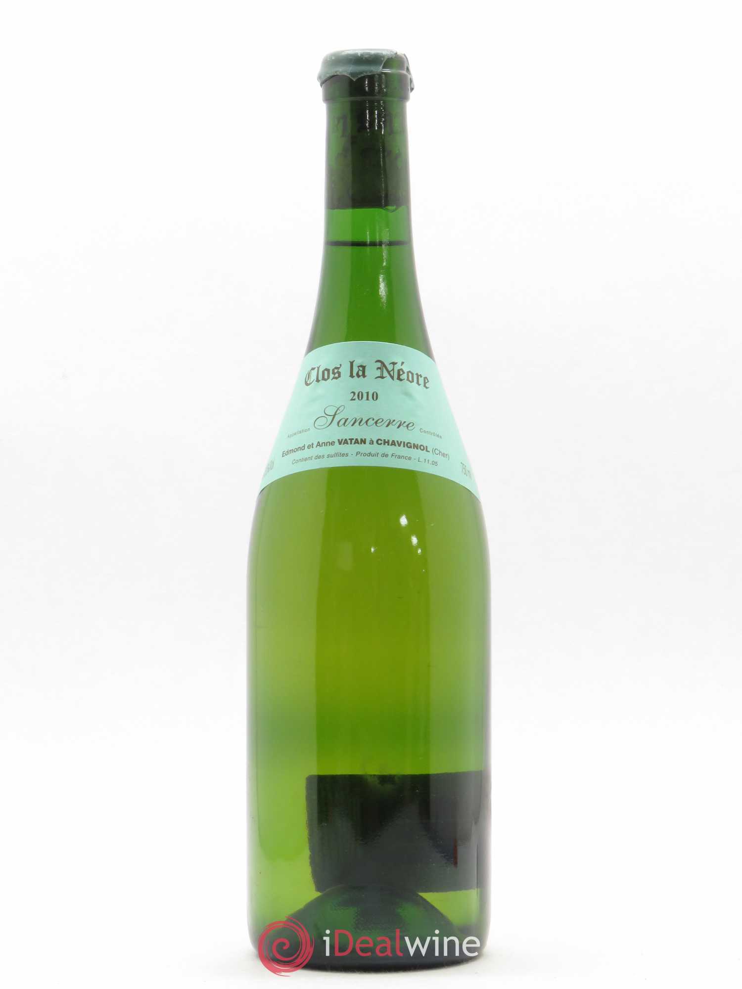 Sancerre Clos la Neore Edmond Vatan 2010 - Lot de 1 bouteille - 0