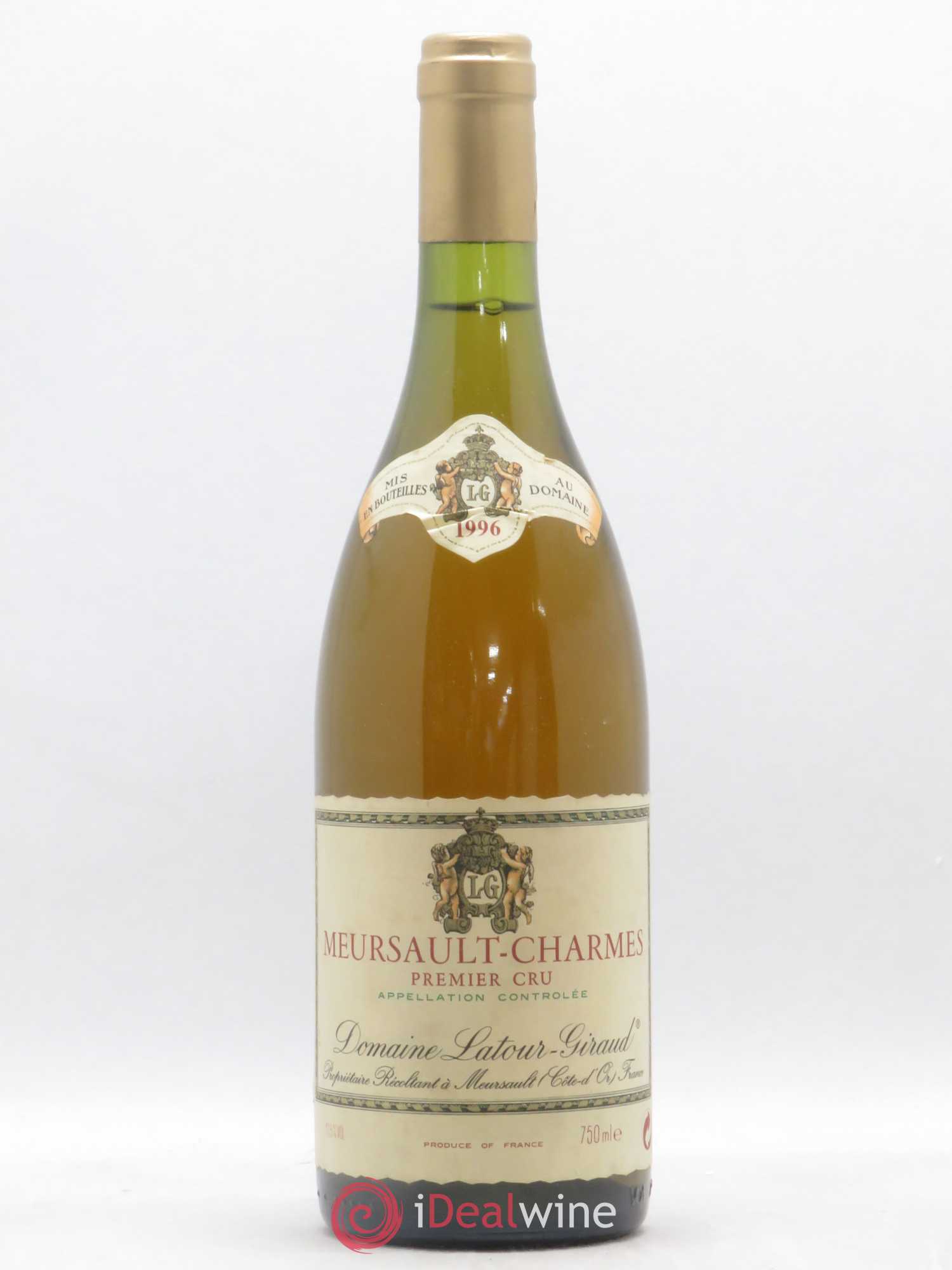 Meursault 1er Cru Charmes Domaine Latour Giraud 1996 - Lot de 1 bouteille - 0