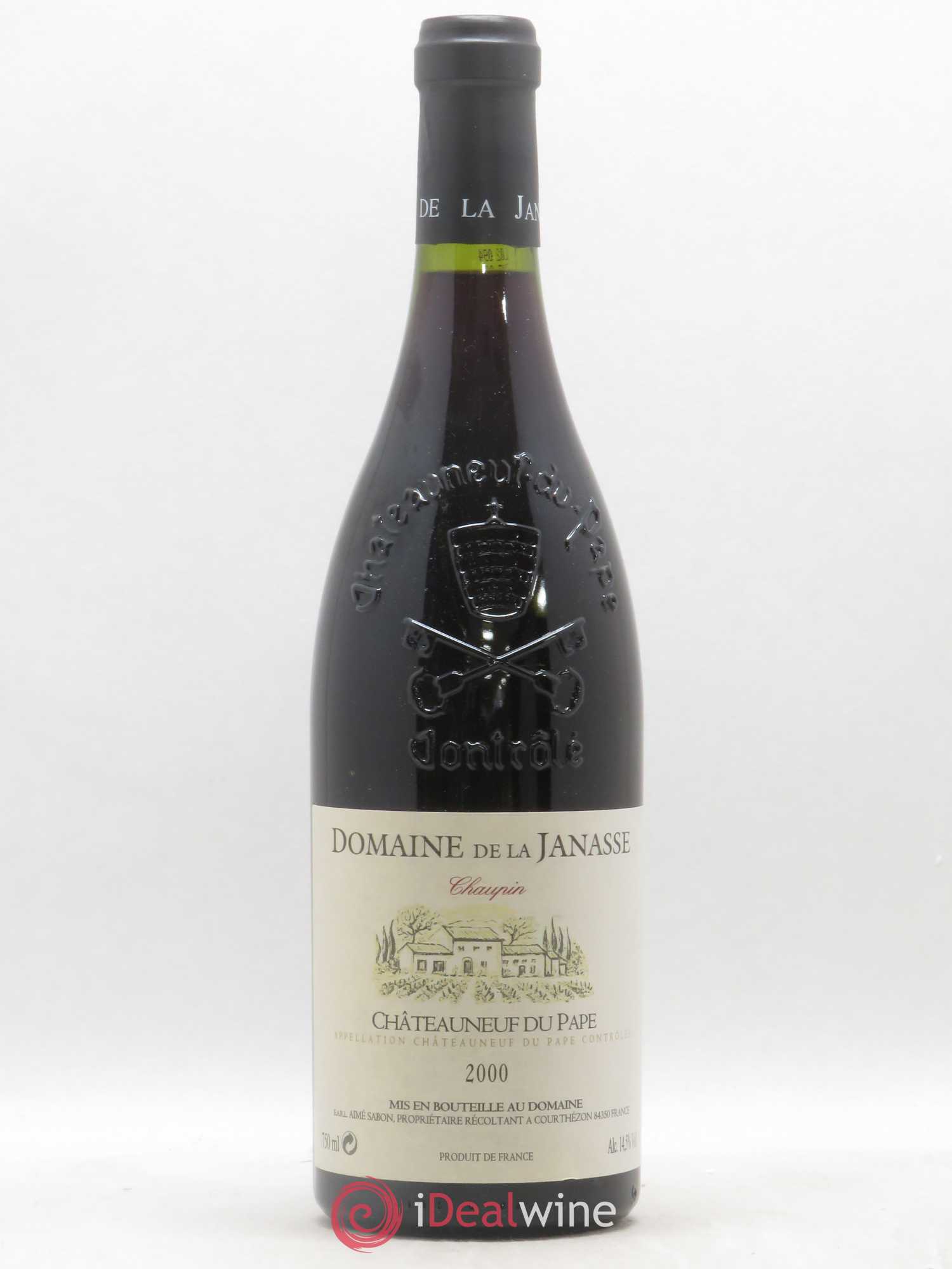 Châteauneuf-du-Pape Cuvée Chaupin La Janasse (Domaine de) 2000 - Lot de 1 bouteille - 0