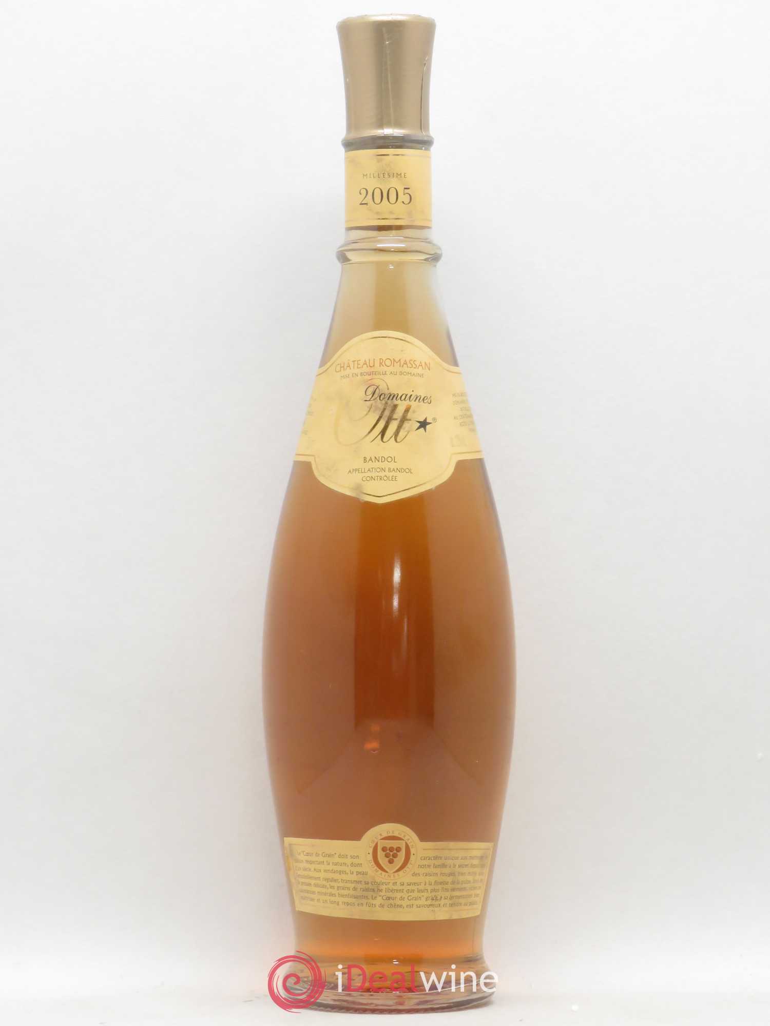 Bandol Château Romassan Coeur de grain Domaines Ott 2005 - Posten von 1 Flasche - 0