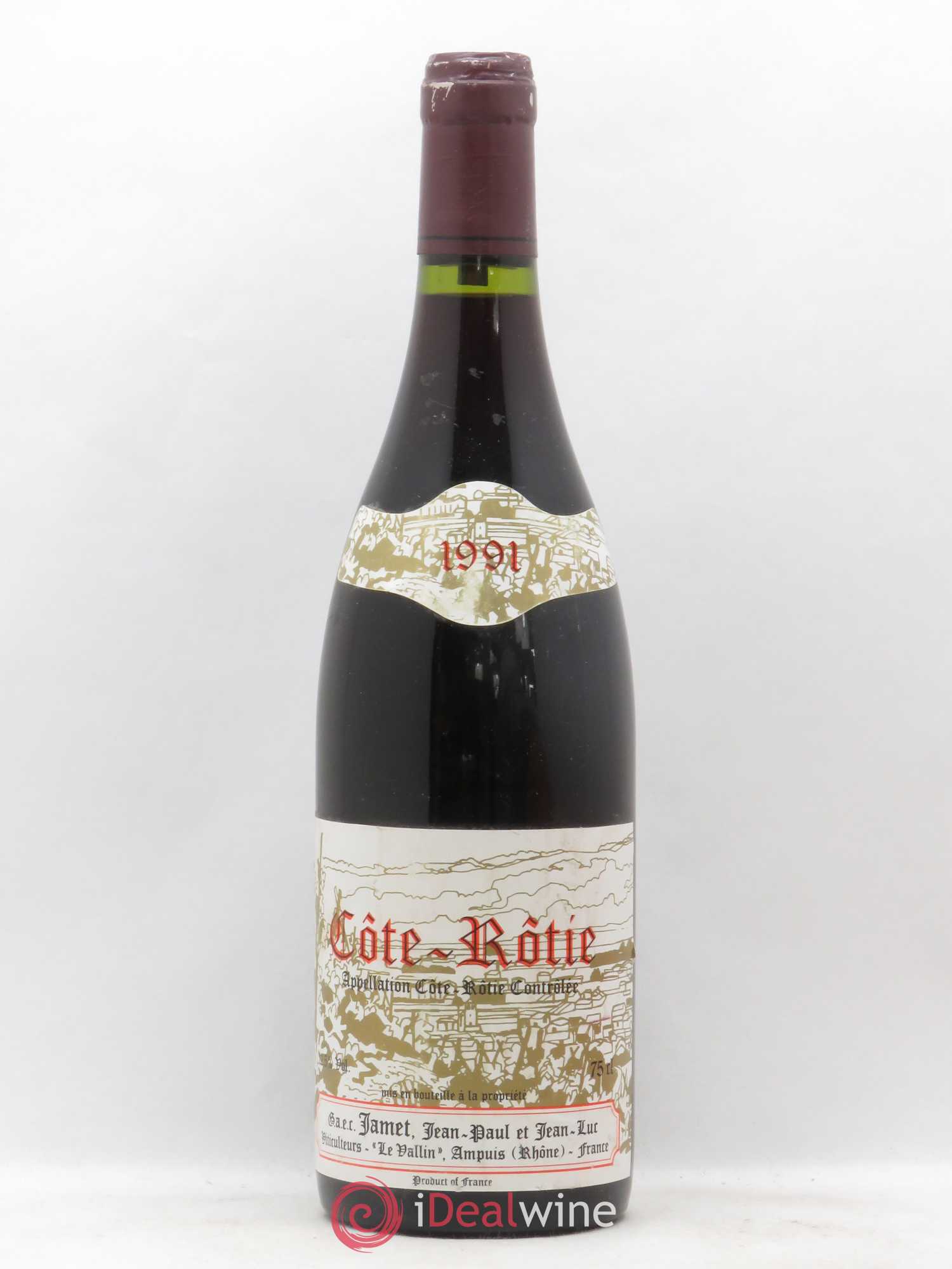 Côte-Rôtie Jamet (Domaine) 1991 - Lot de 1 bouteille - 0