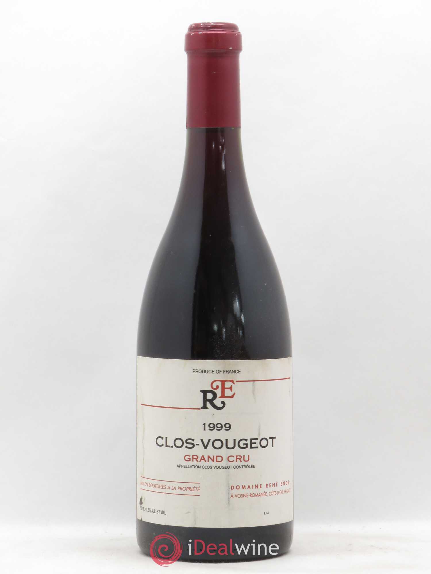 Clos de Vougeot Grand Cru Domaine René Engel - Domaine Eugénie 1999 - Lot de 1 bouteille - 0