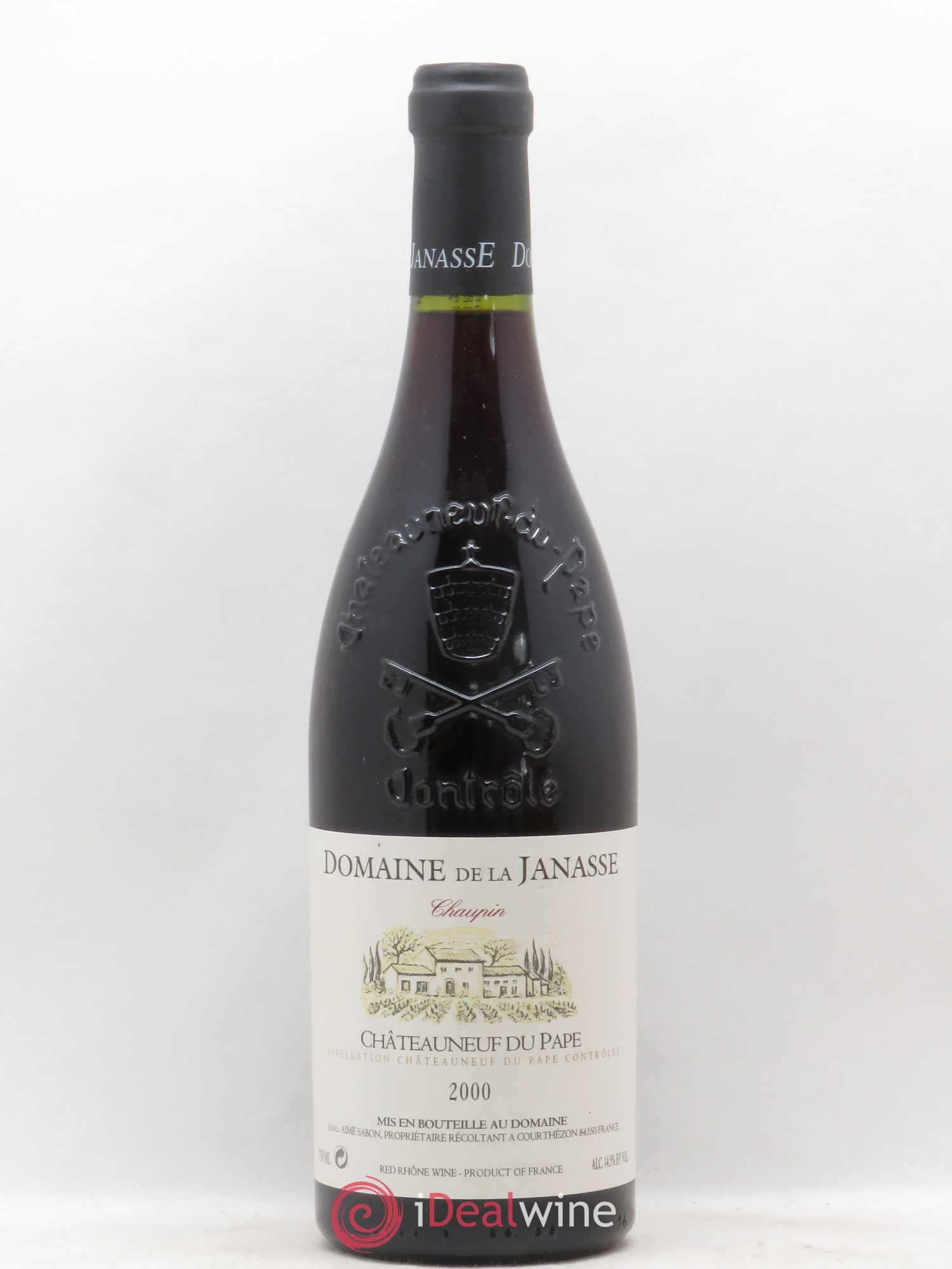 Châteauneuf-du-Pape Cuvée Chaupin La Janasse (Domaine de) 2000 - Lot de 1 bouteille - 0
