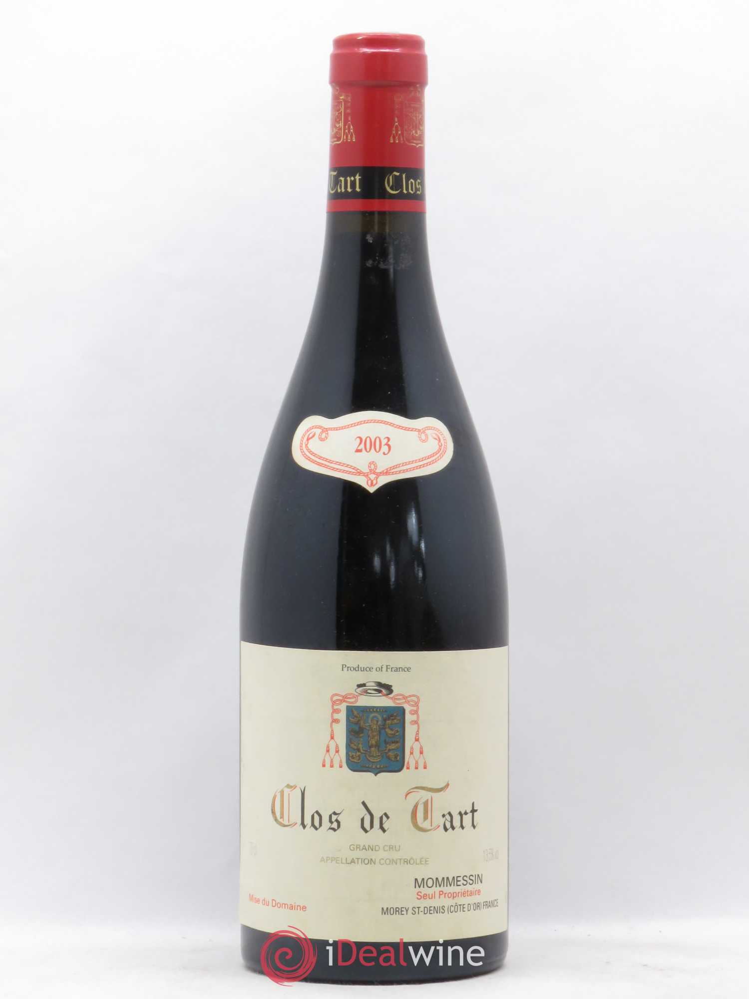 Clos de Tart Grand Cru Clos de Tart 2003 - Lot de 1 bouteille - 0
