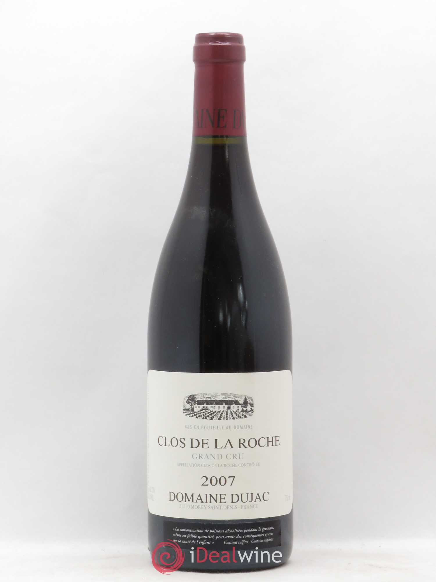 Clos de la Roche Grand Cru Dujac (Domaine) 2007 - Lot de 1 bouteille - 0