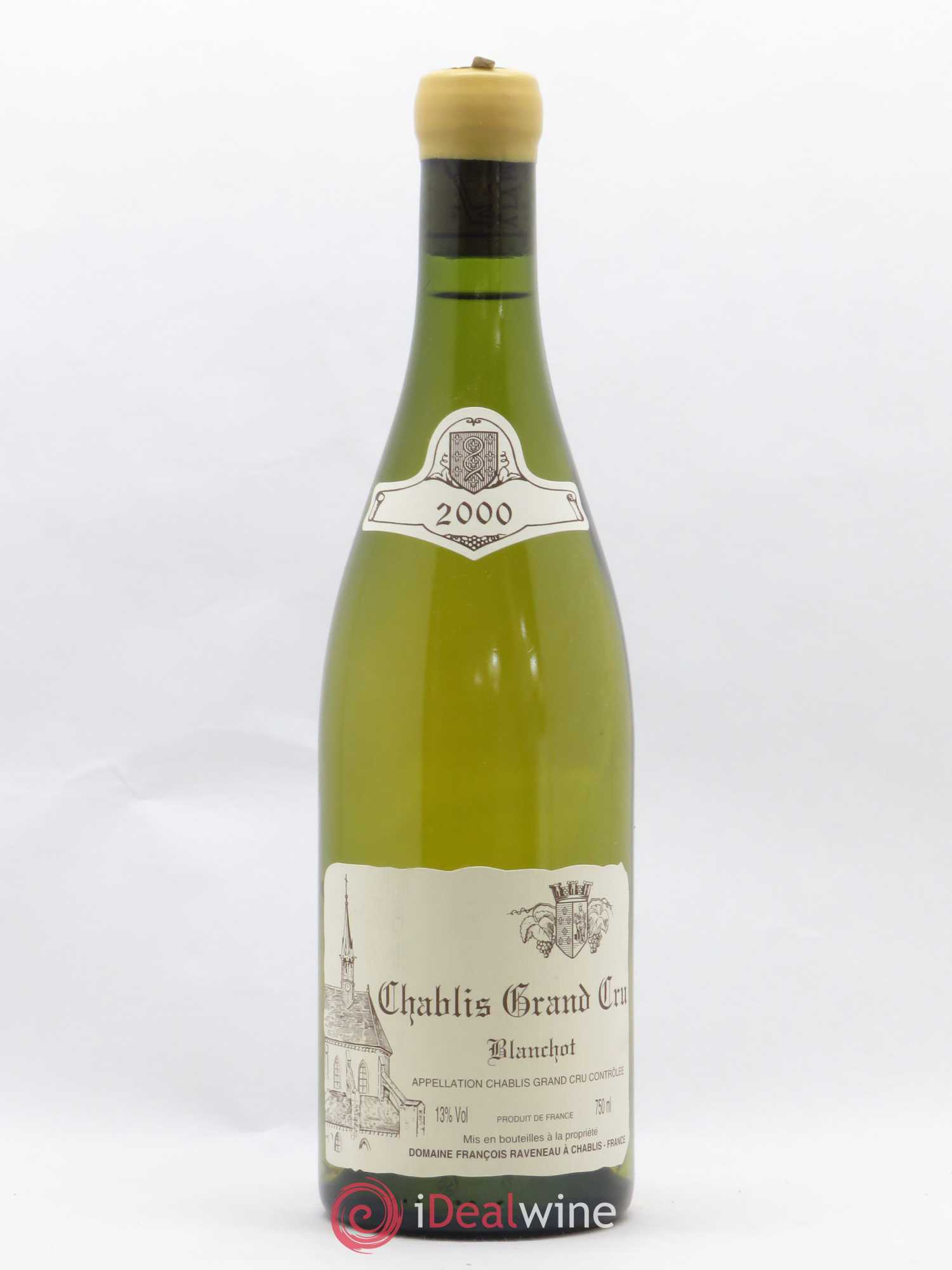 Chablis Grand Cru Blanchot Raveneau (Domaine) 2000 - Lot de 1 bouteille - 0