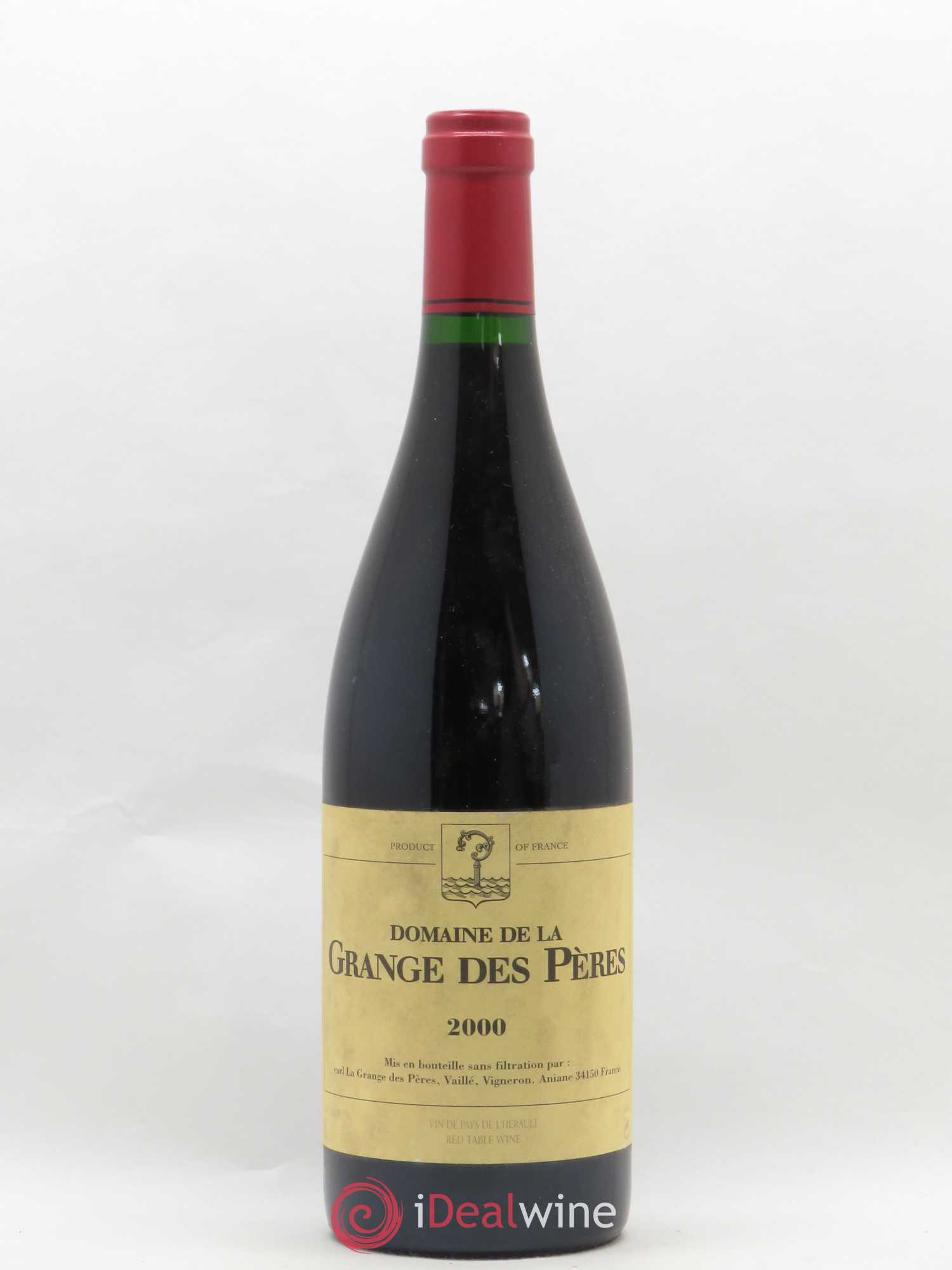 Pays d'Hérault Grange des Pères Laurent Vaillé 2000 - Lot de 1 bouteille - 0