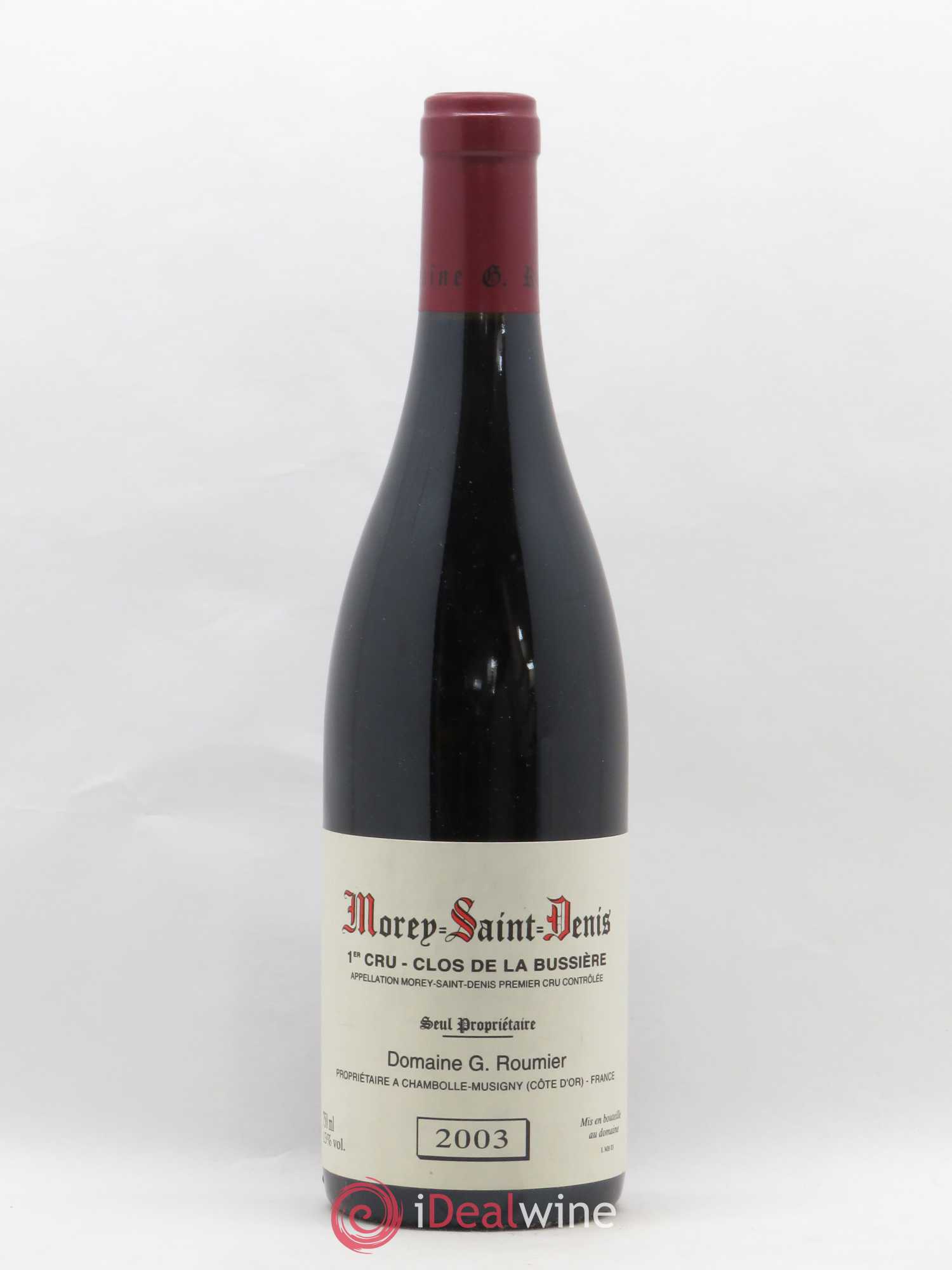 Morey-Saint-Denis 1er Cru Clos de la Bussière Georges Roumier (Domaine) 2003 - Lot de 1 bouteille - 0