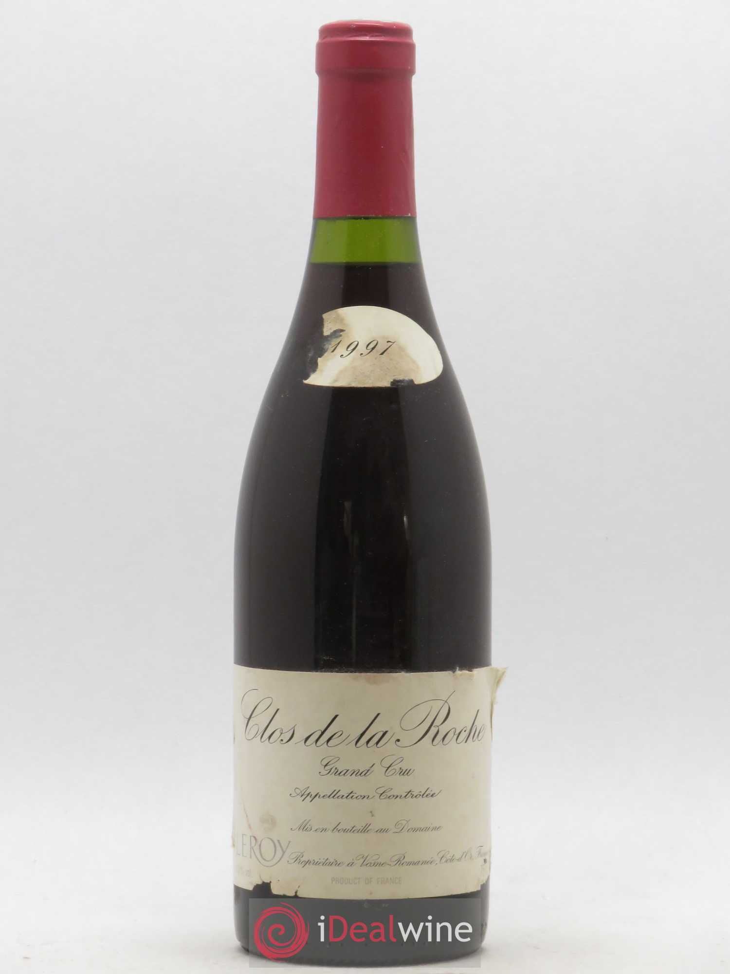 Clos de la Roche Grand Cru Leroy (Domaine) 1997 - Lot de 1 bouteille - 0