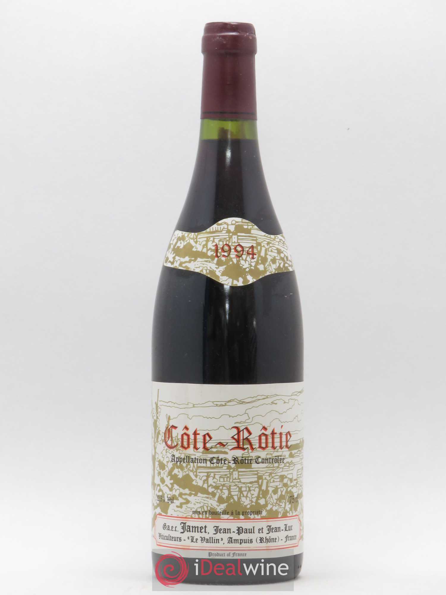 Côte-Rôtie Jamet (Domaine) 1994 - Lot de 1 bouteille - 0