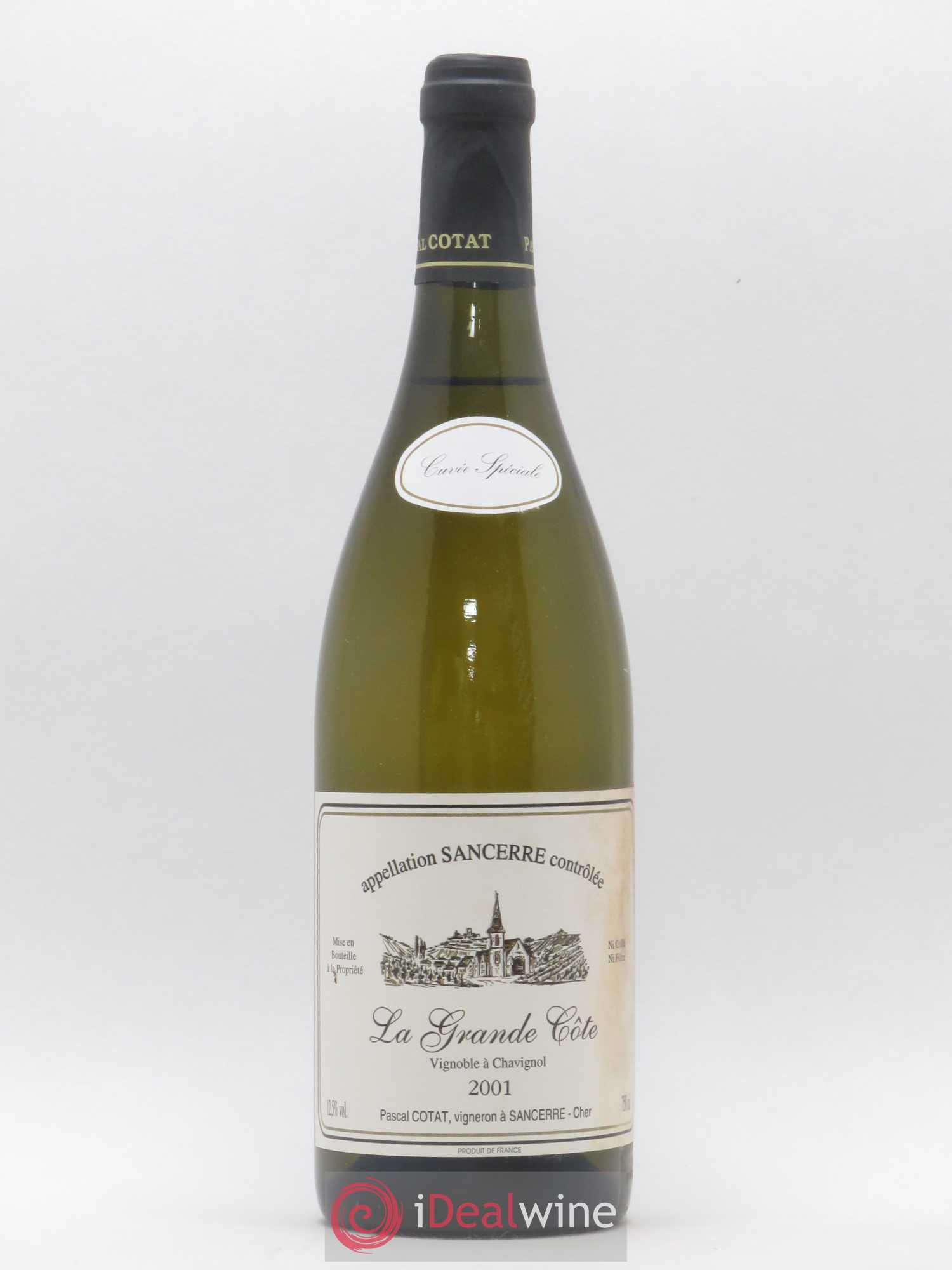 Sancerre La Grande Côte Cuvée Spéciale Pascal Cotat 2001 - Posten von 1 Flasche - 0