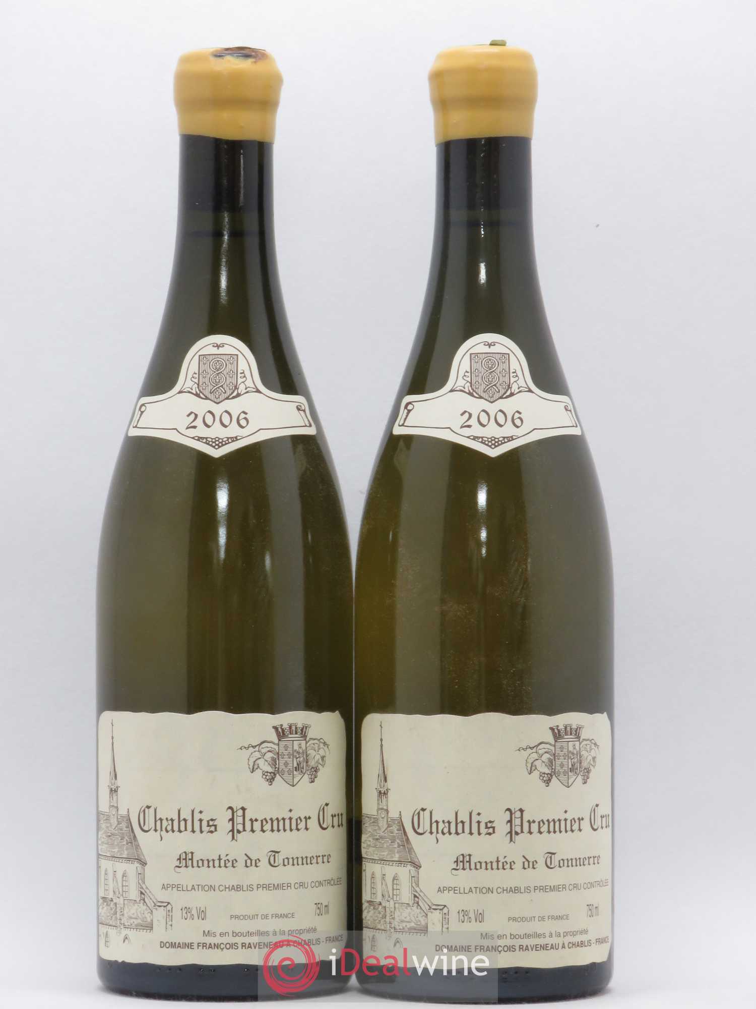 Chablis 1er Cru Montée de Tonnerre Raveneau (Domaine) 2006 - Posten von 2 Flaschen - 0