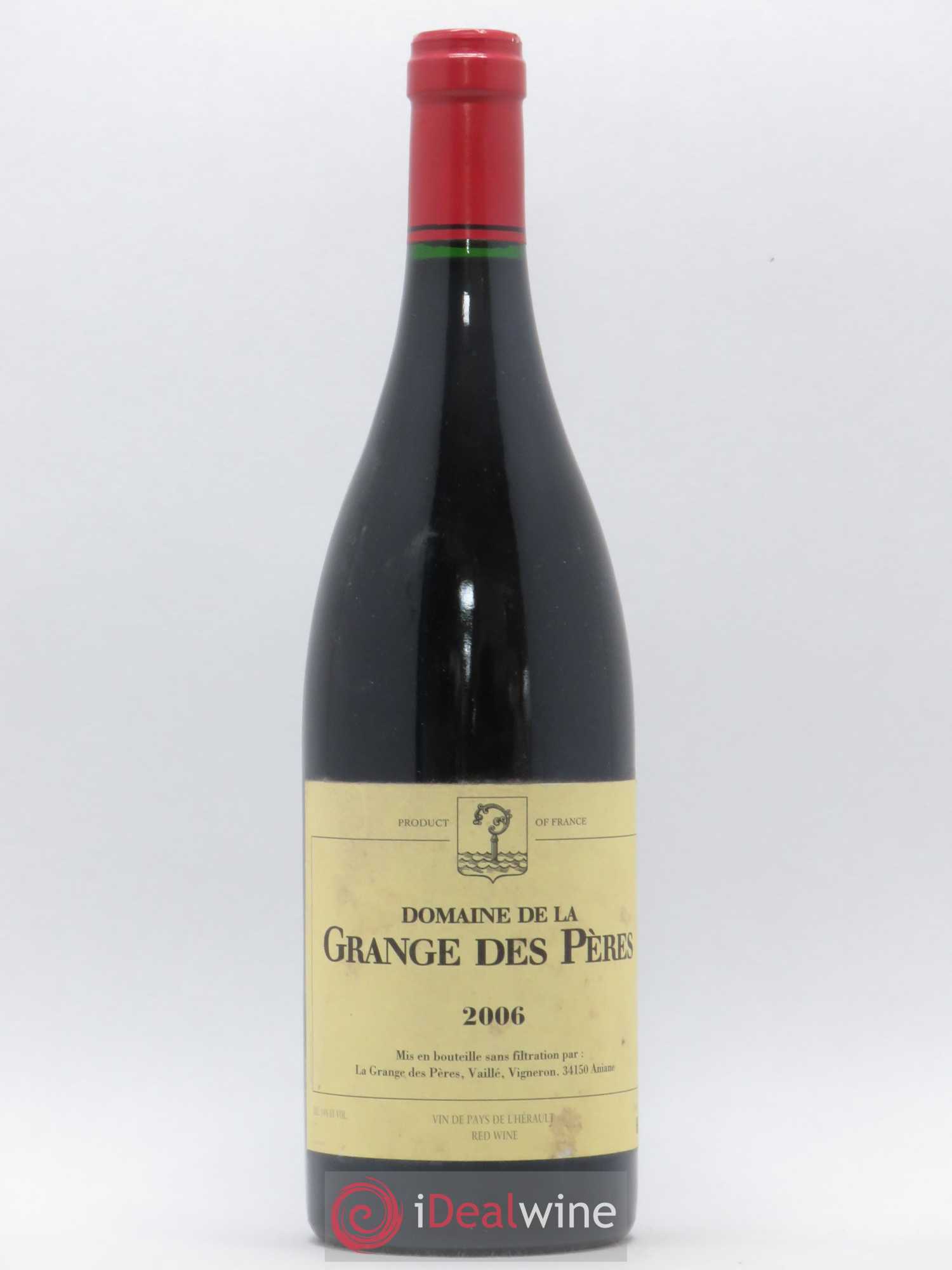 Pays d'Hérault Grange des Pères Laurent Vaillé 2006 - Lot de 1 bouteille - 0