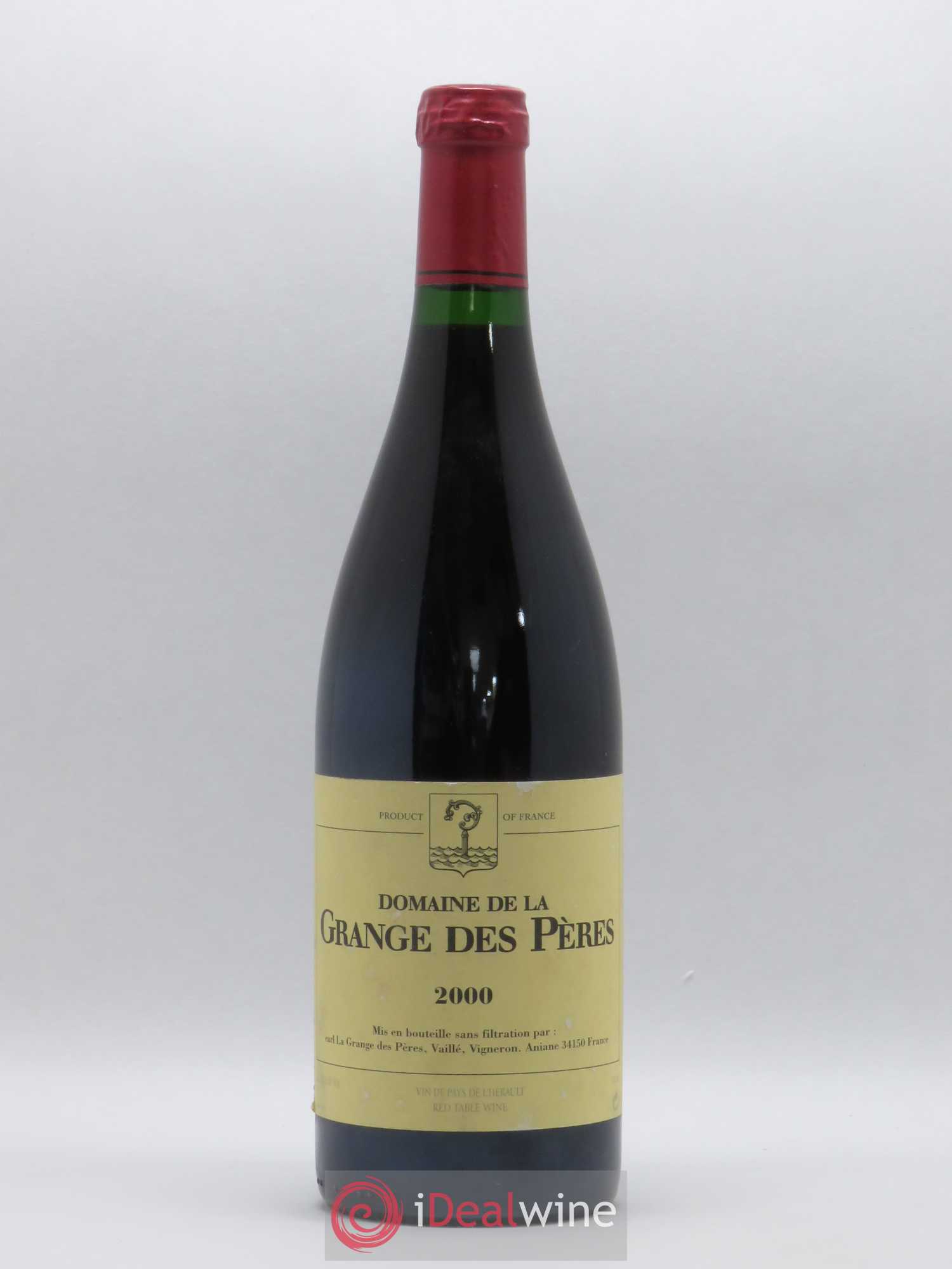 Pays d'Hérault Grange des Pères Laurent Vaillé 2000 - Lot de 1 bouteille - 0