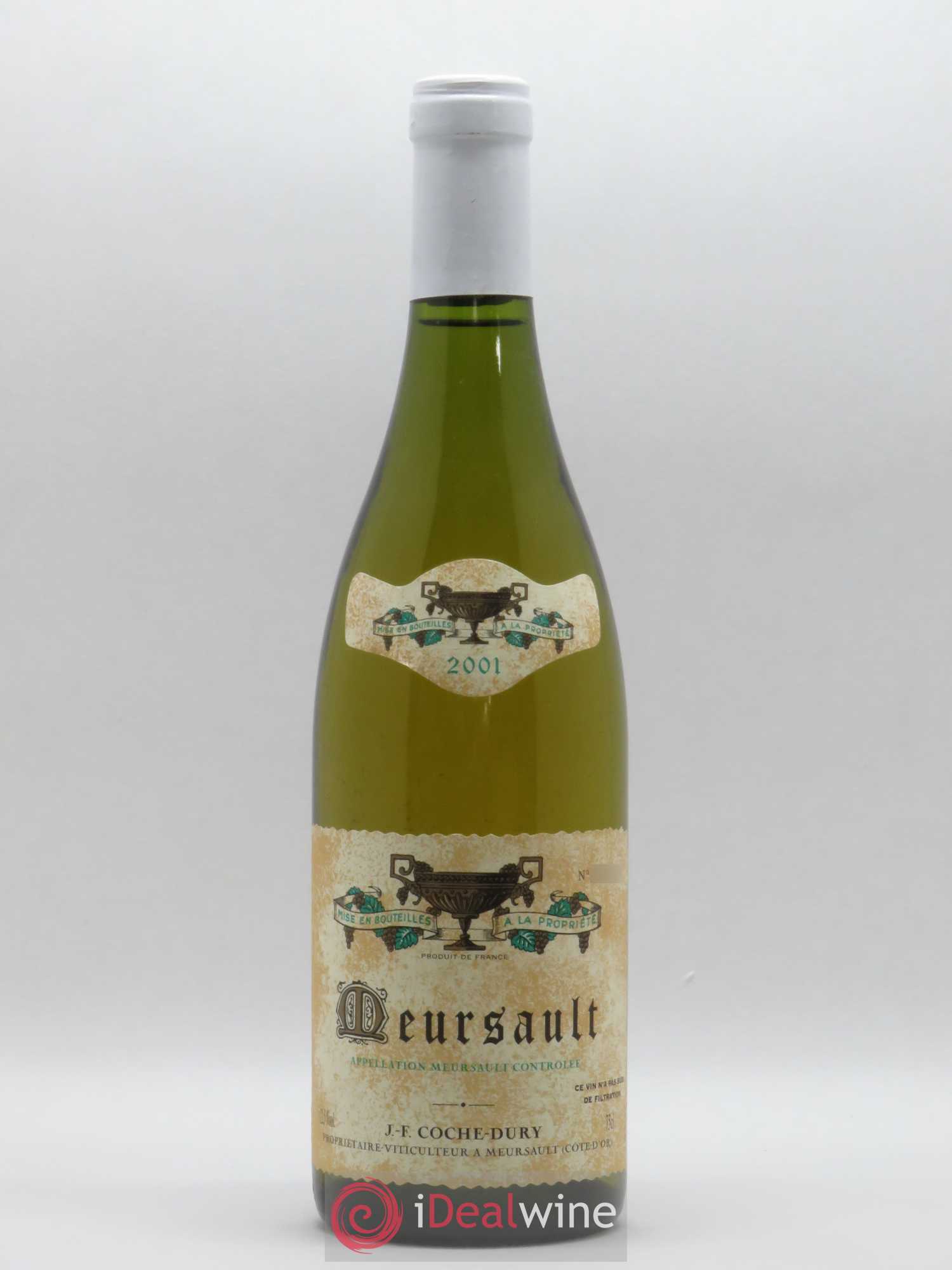 Meursault Coche Dury (Domaine) 2001 - Lot de 1 bouteille - 0