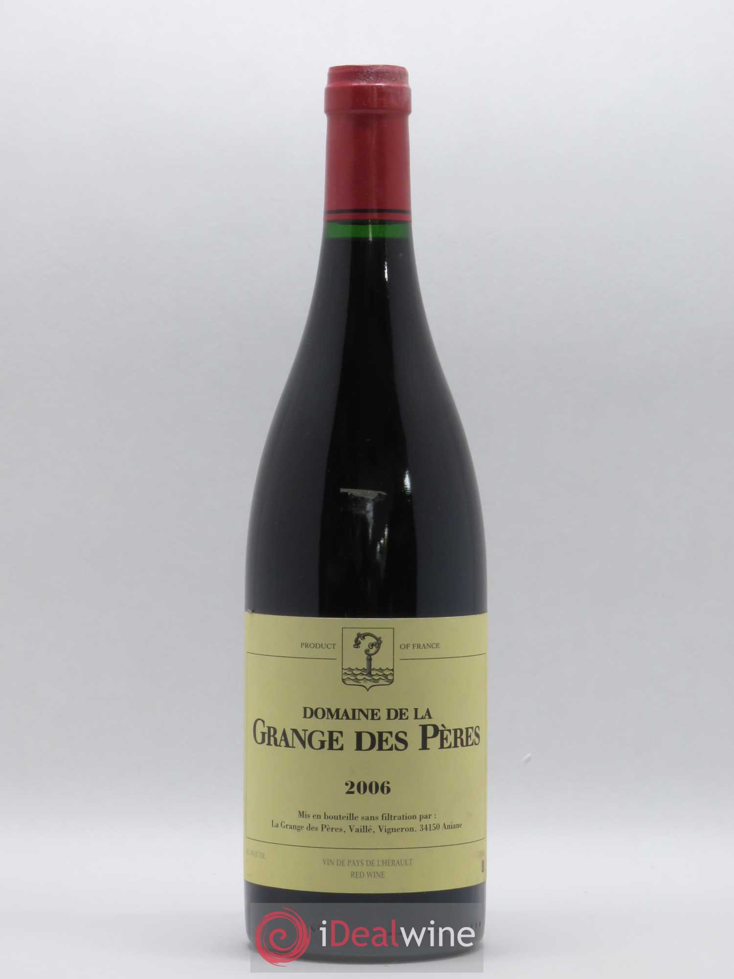 Pays d'Hérault Grange des Pères Laurent Vaillé 2006 - Lot de 1 bouteille - 0