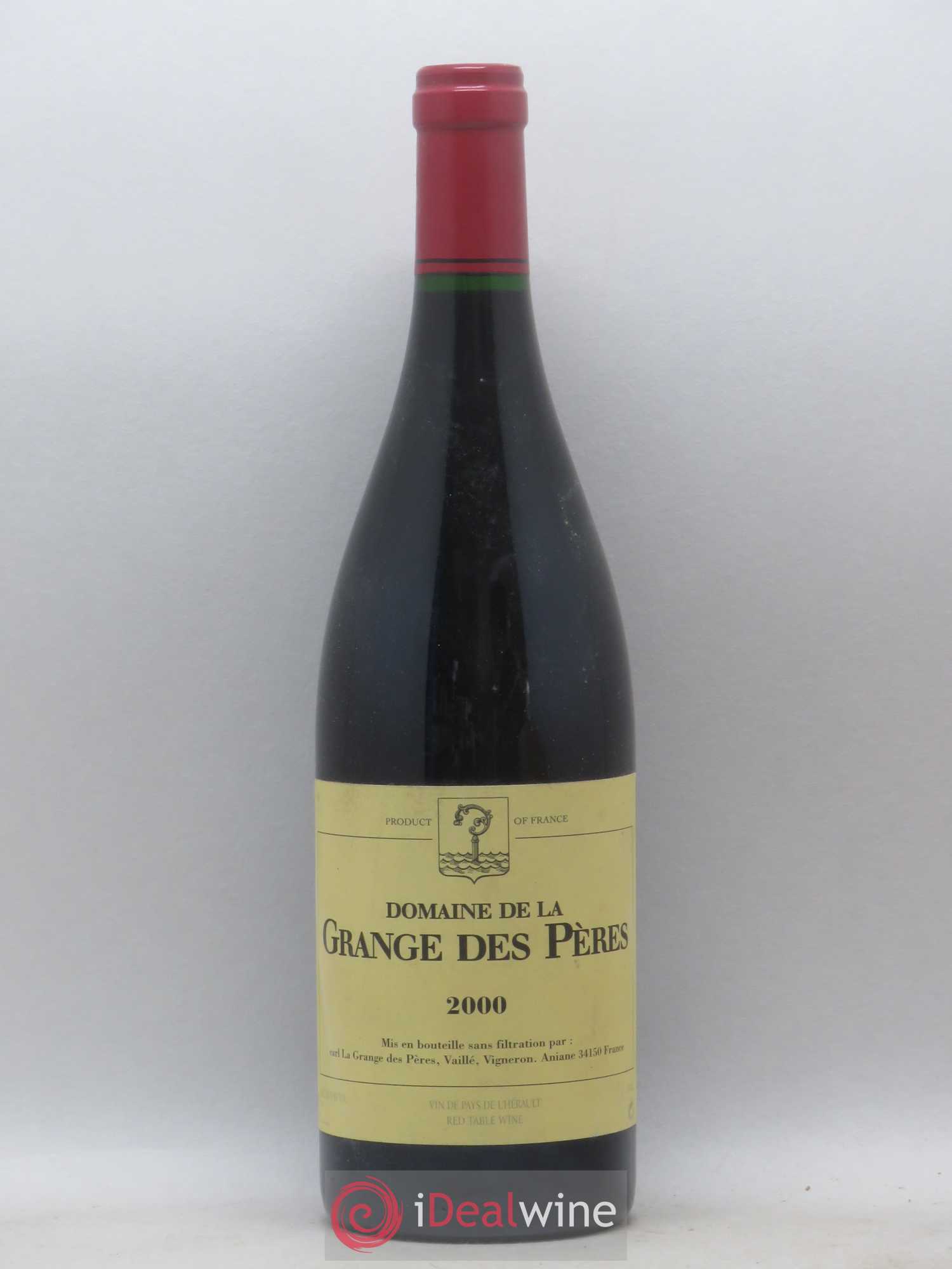 Pays d'Hérault Grange des Pères Laurent Vaillé 2000 - Lot de 1 bouteille - 0