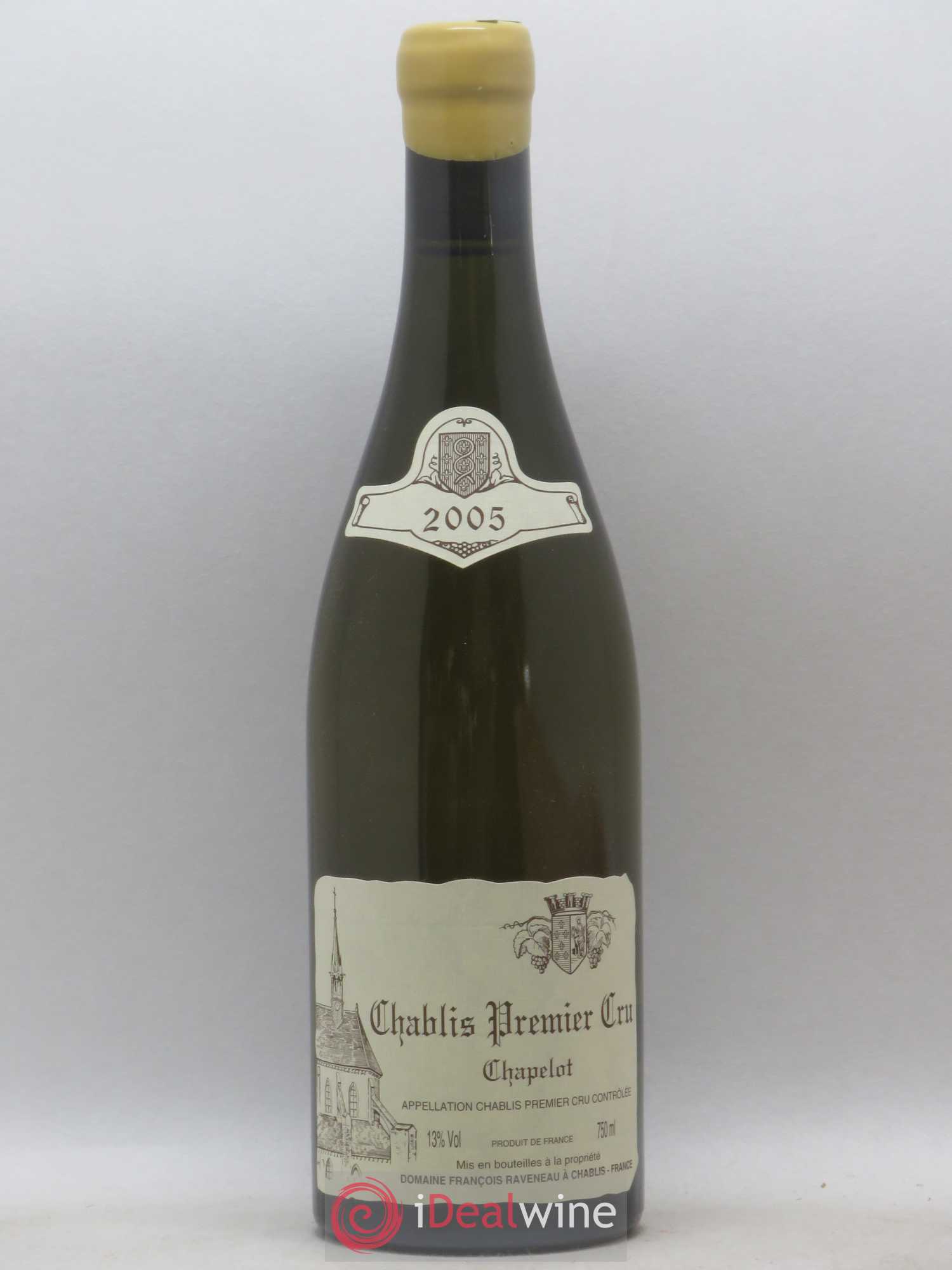 Chablis 1er Cru Chapelot Raveneau (Domaine) 2005 - Lot de 1 bouteille - 0