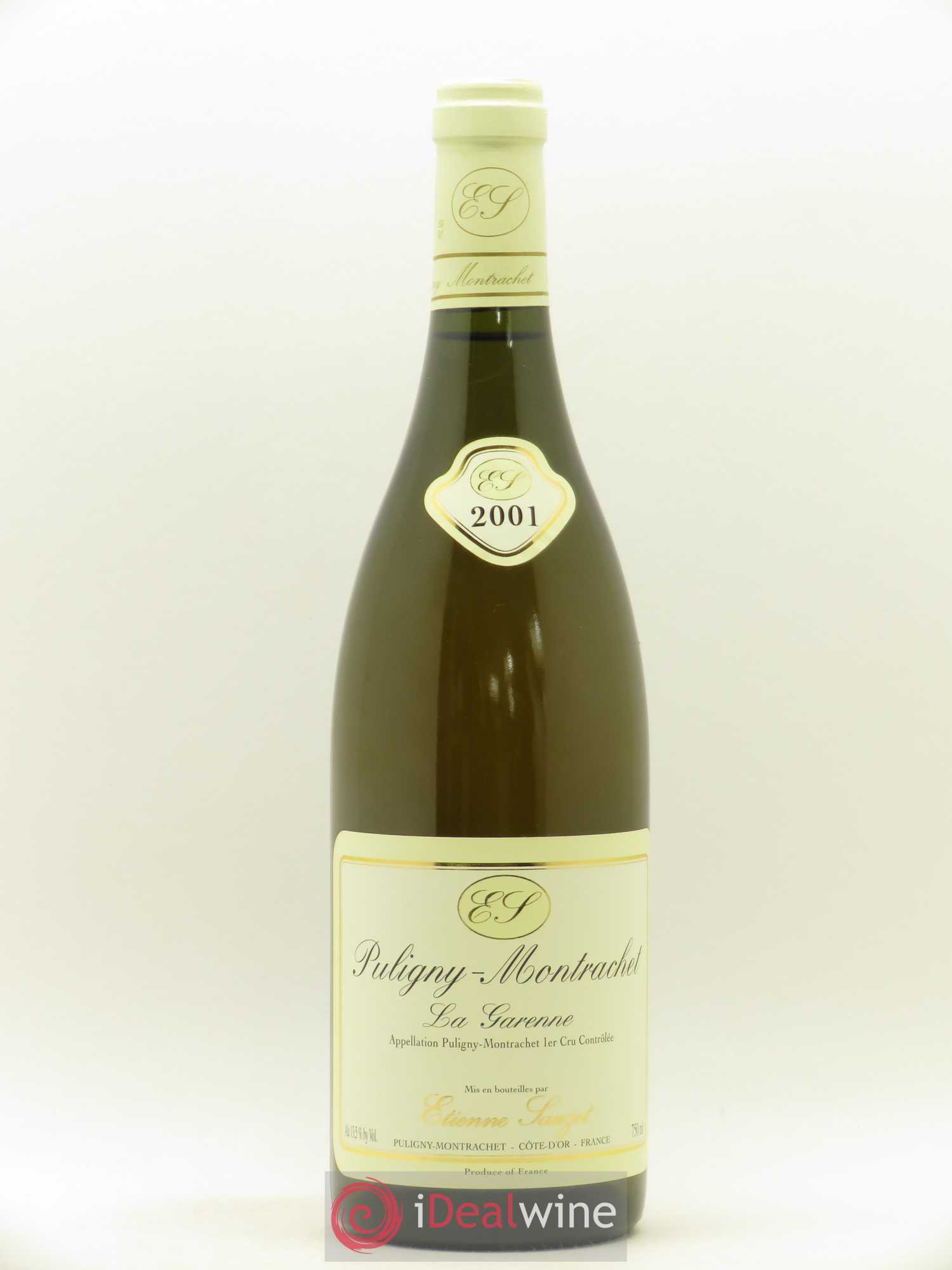 Puligny-Montrachet 1er Cru La Garenne Etienne Sauzet 2001 - Lot de 1 bouteille - 0