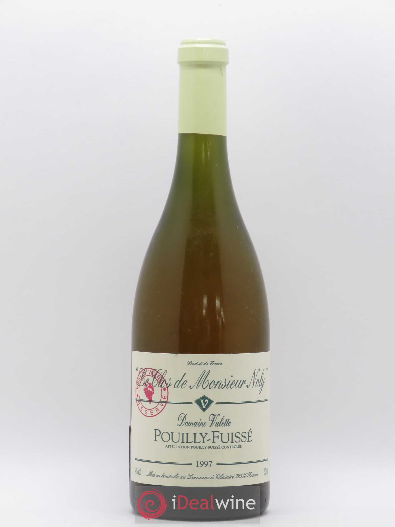 Pouilly-Fuissé Clos de Monsieur Noly Vieilles Vignes Valette (Domaine) 1997 - Lot de 1 bouteille - 0