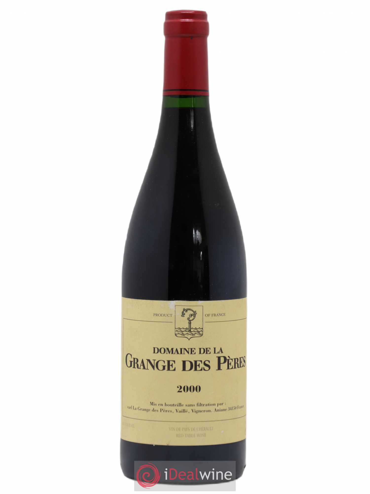 Pays d'Hérault Grange des Pères Laurent Vaillé 2000 - Lot de 1 bouteille - 0