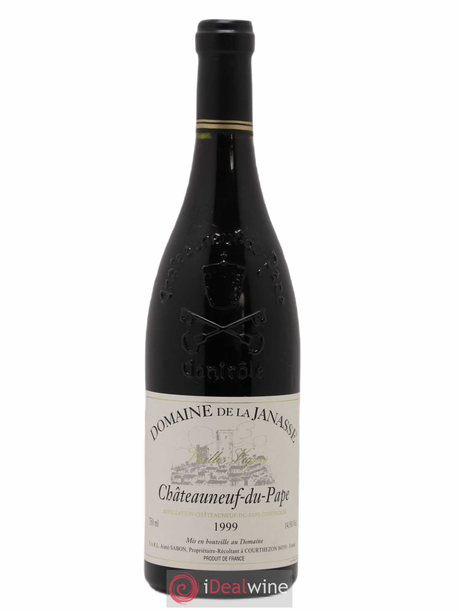 Châteauneuf-du-Pape Cuvée Vieilles Vignes La Janasse (Domaine de) 1999 - Lot de 1 bouteille - 0