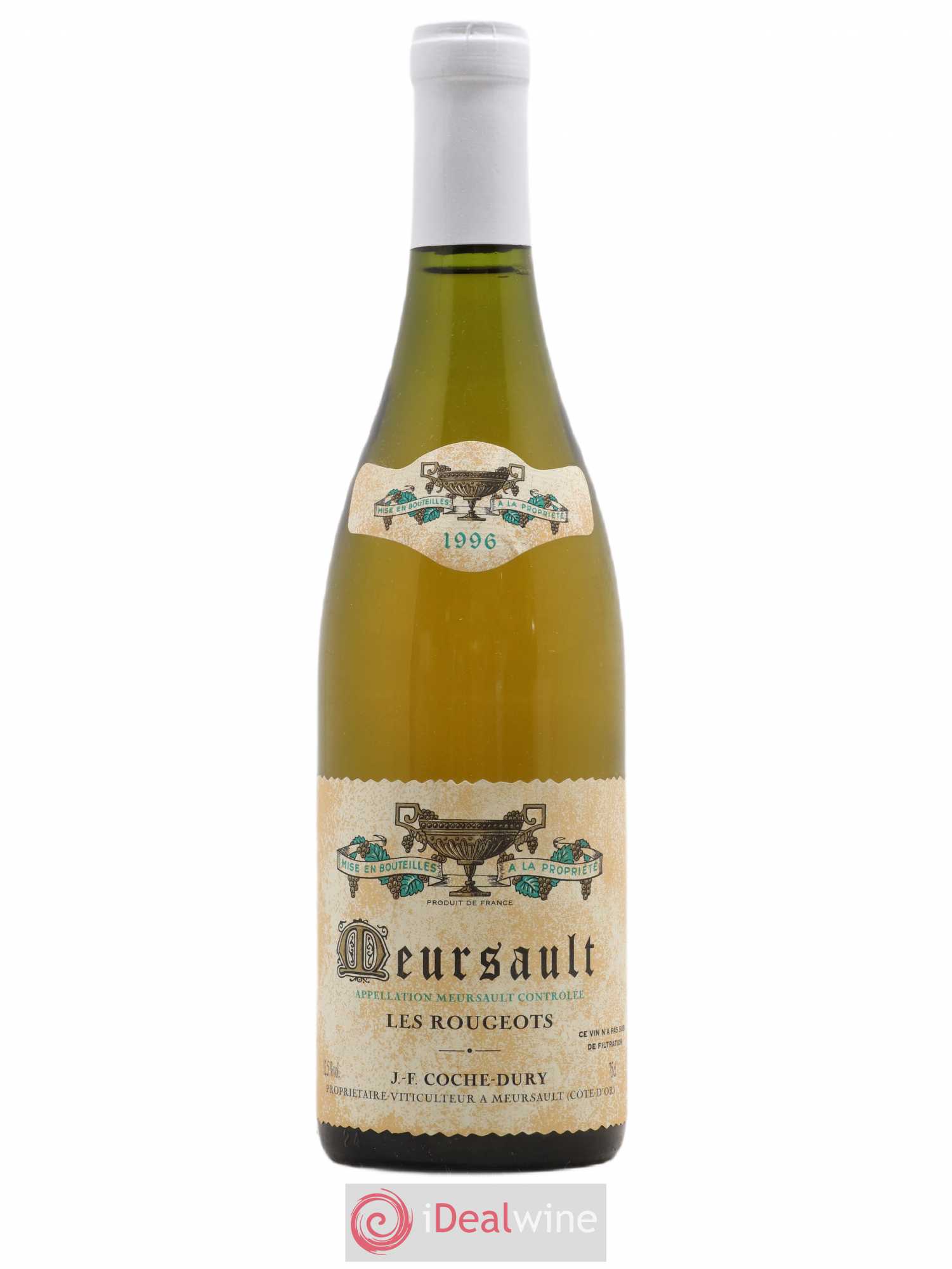 Meursault Les Rougeots Coche Dury (Domaine) 1996 - Lot de 1 bouteille - 0