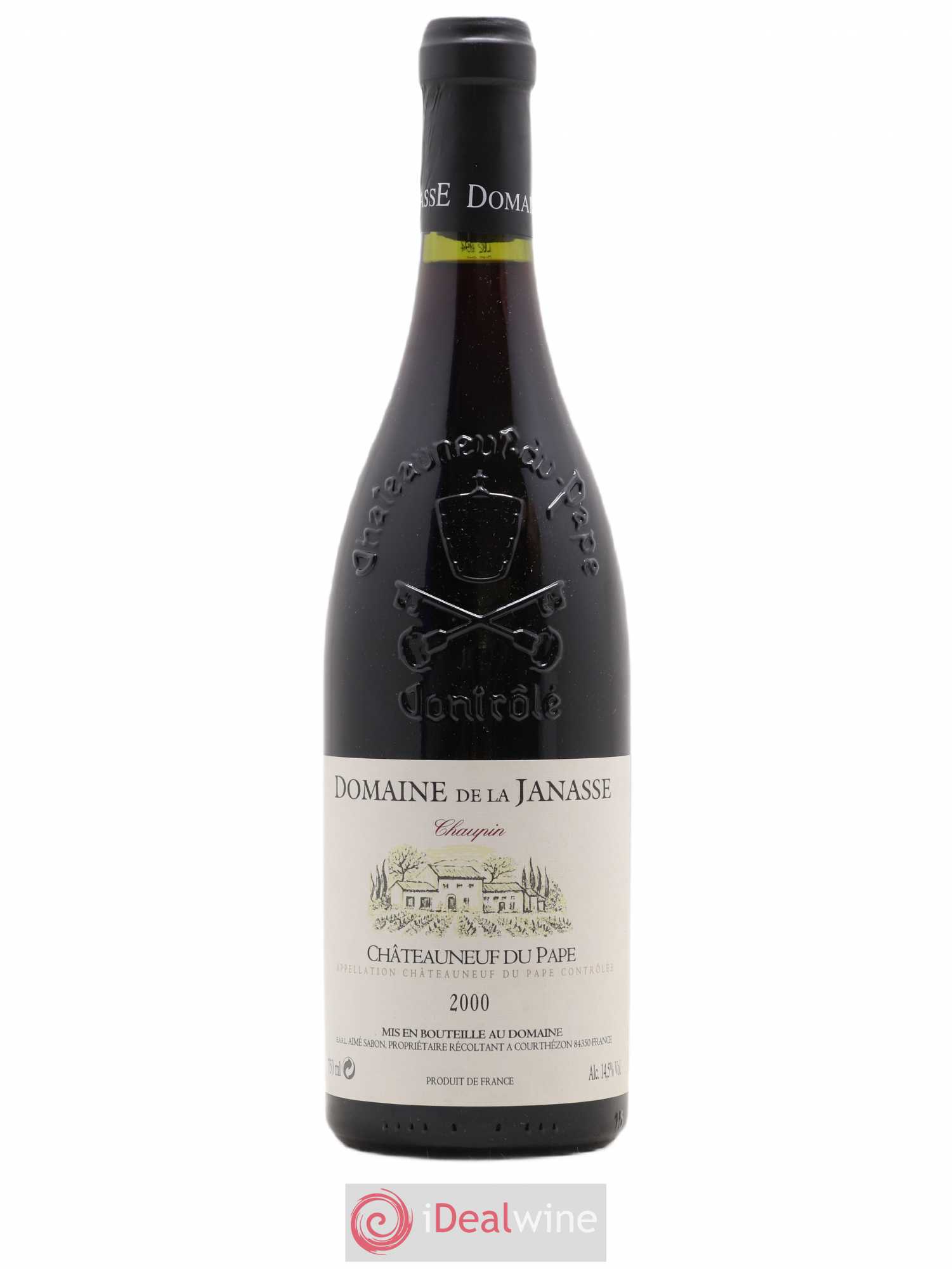Châteauneuf-du-Pape Cuvée Chaupin La Janasse (Domaine de) 2000 - Lot de 1 bouteille - 0
