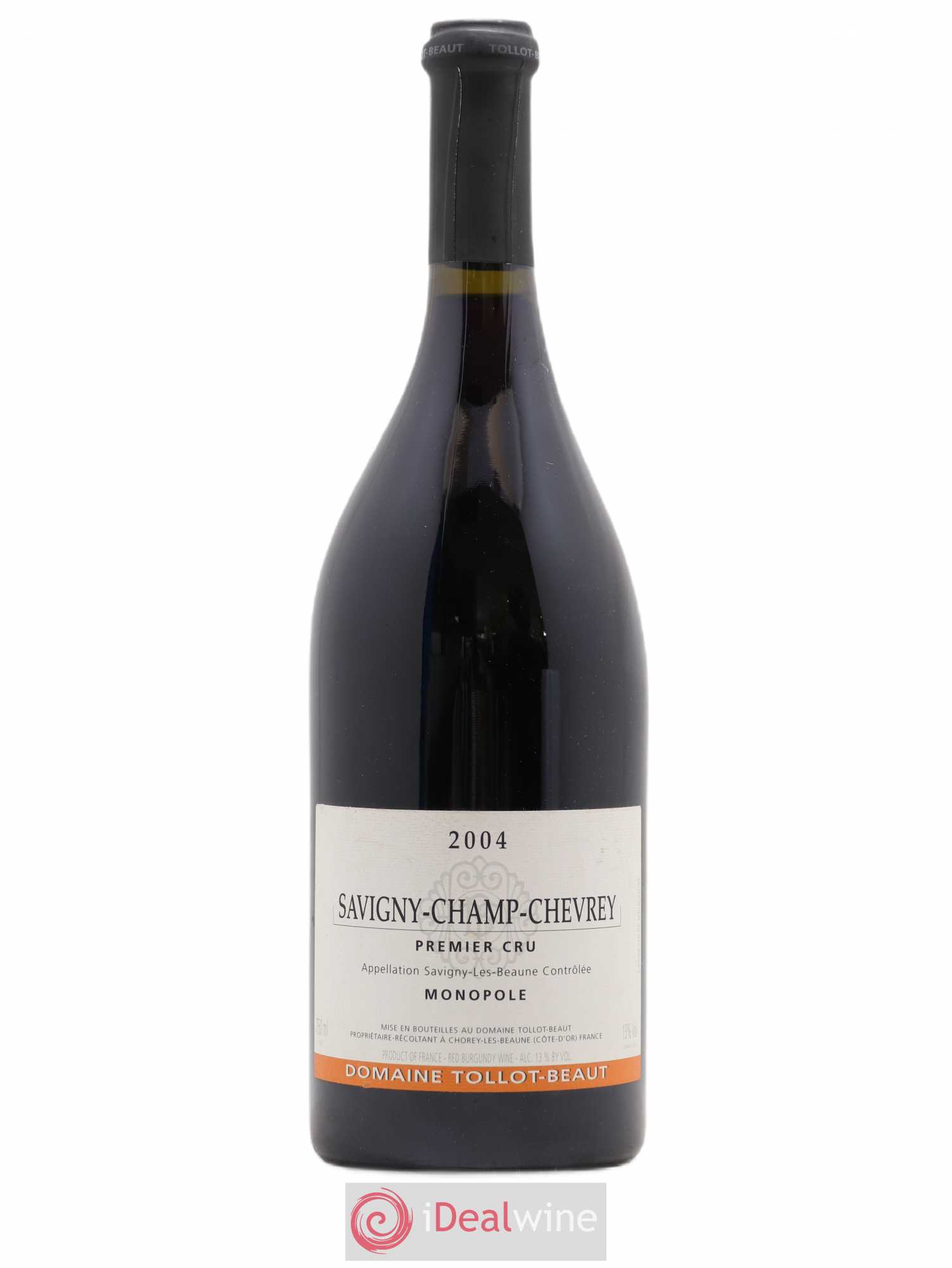 Savigny-lès-Beaune 1er Cru Champ-Chevrey Tollot Beaut (Domaine) 2004 - Lot de 1 bouteille - 0